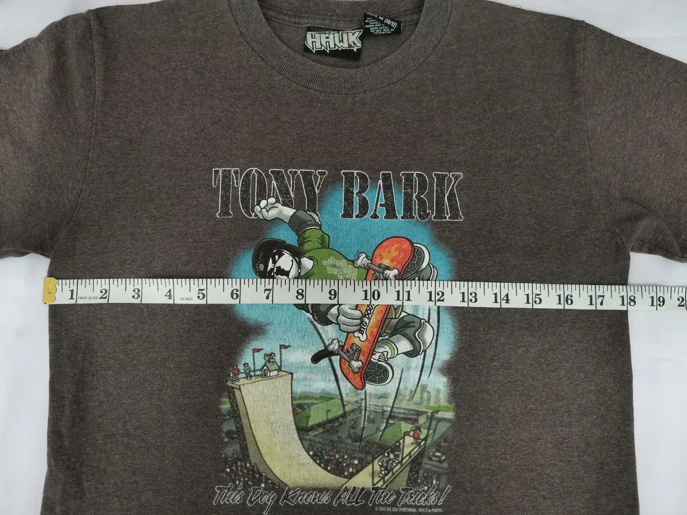 Santa Cruz Skateboards × Tony Hawk × Vintage Vintage Tony Hawk Bark Big Dogs Skateboard Tee Hook-up Size US XS / EU 42 / 0 - 5 Thumbnail