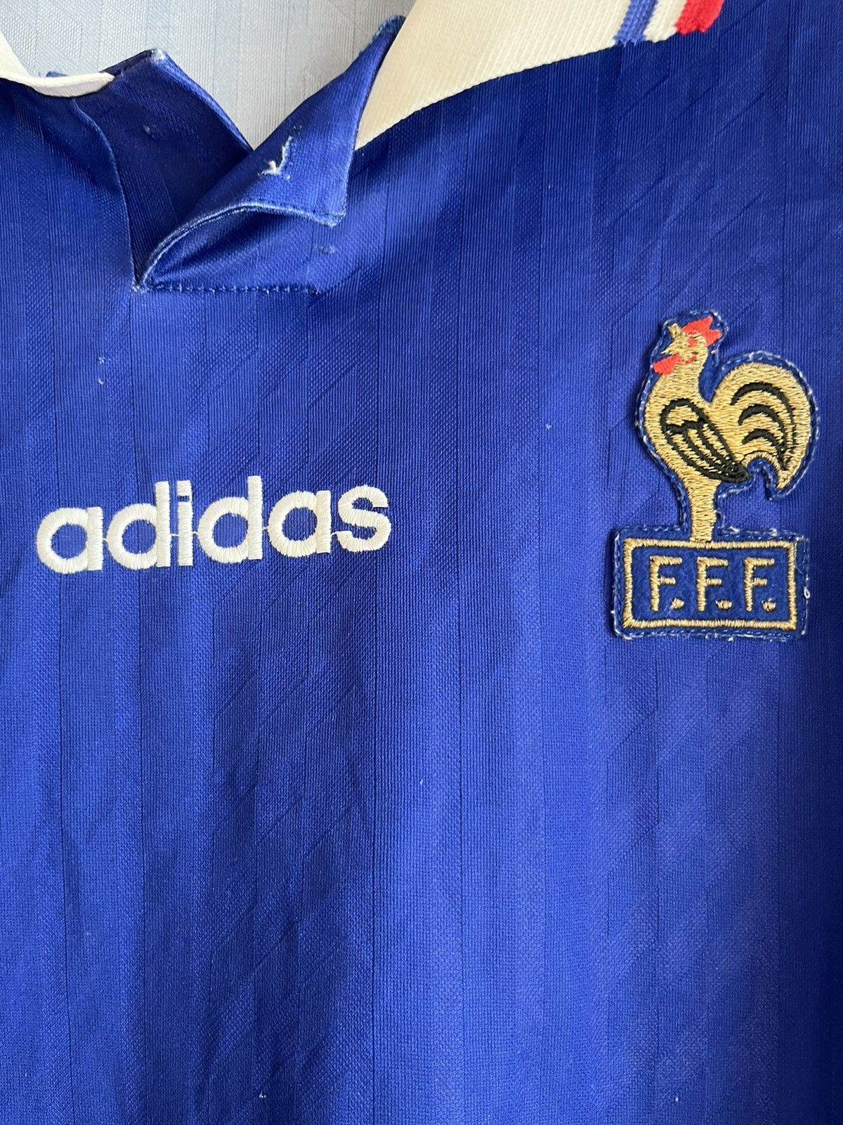 Vintage France Footbal Federation Adidas ft83 Size US L / EU 52-54 / 3 - 2 Thumbnail