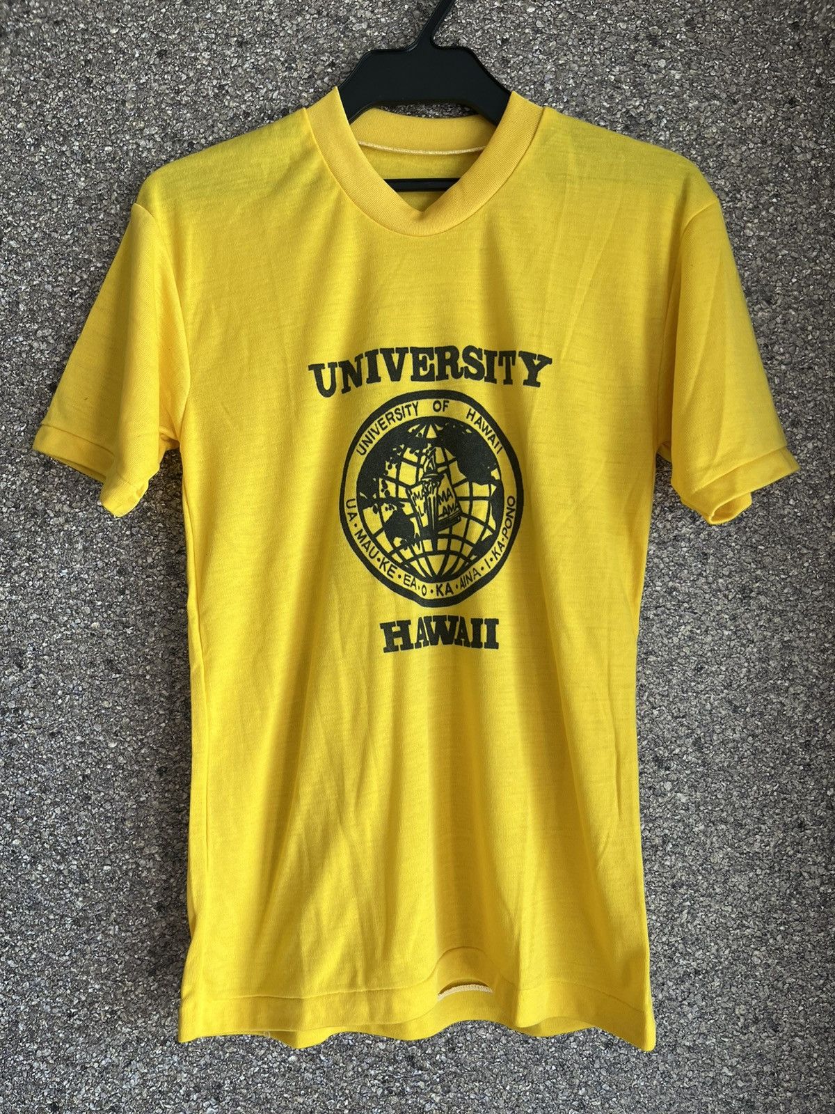 image of Made In USA x Vintage University Of Hawaii Ft83 in Yellow, Men's (Size Small)