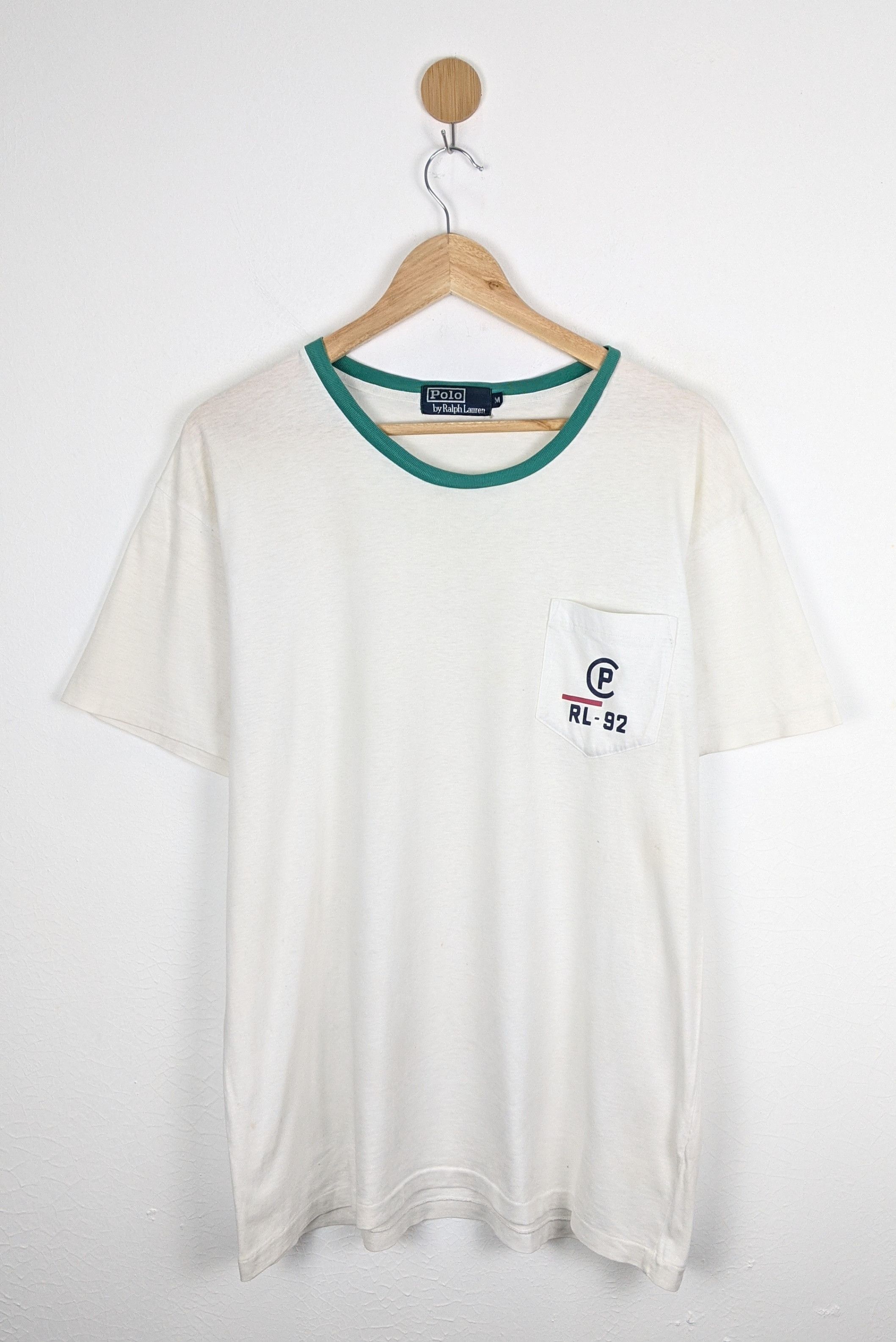 Polo Ralph Lauren Vintage Polo Ralph Lauren Stadium 1992 pocket P 92 Size US M / EU 48-50 / 2 - 1 Thumbnail