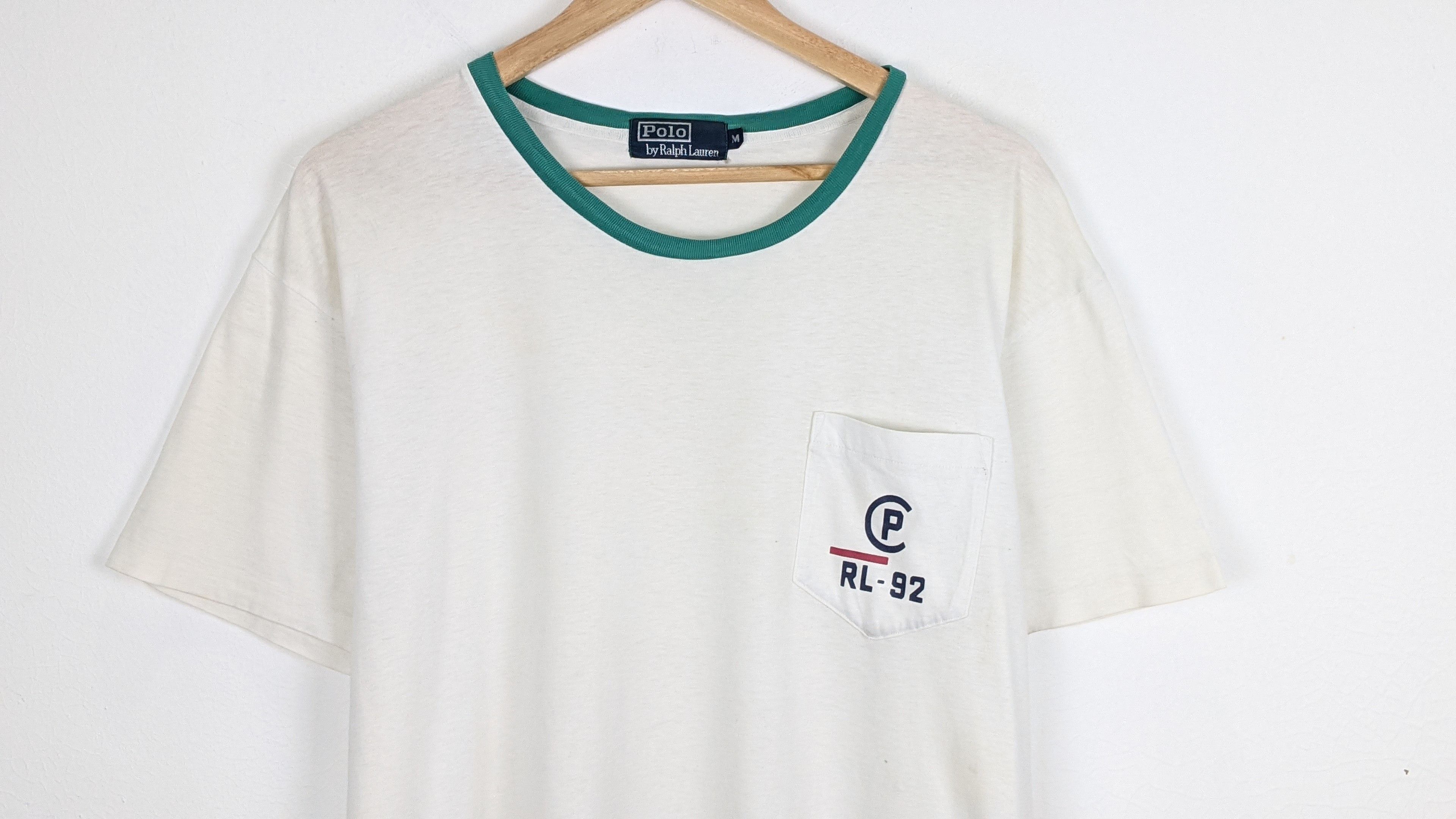 Polo Ralph Lauren Vintage Polo Ralph Lauren Stadium 1992 pocket P 92 Size US M / EU 48-50 / 2 - 2 Thumbnail