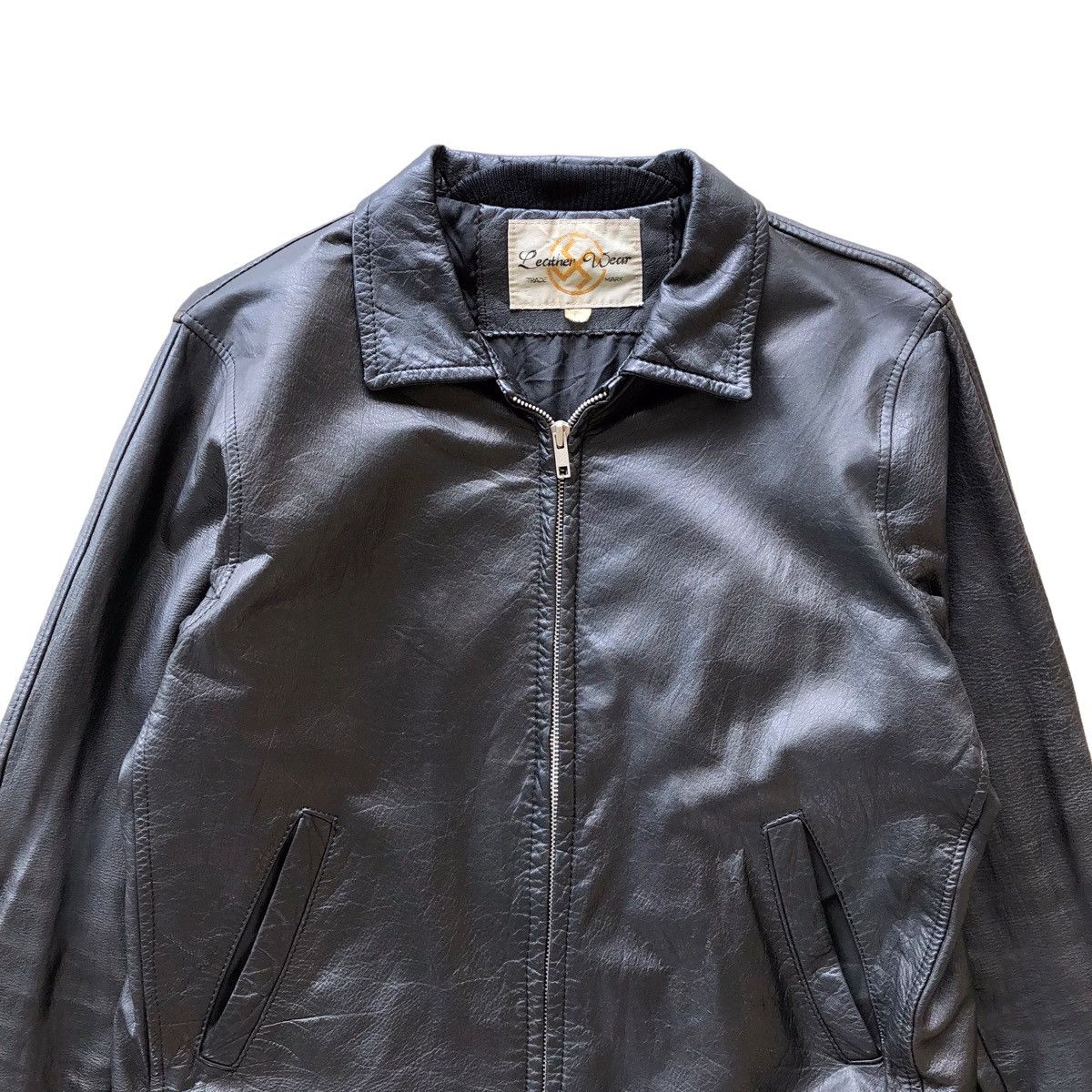 Genuine Leather Leather Wear Zipper Jacket Size US L / EU 52-54 / 3 - 5 Thumbnail