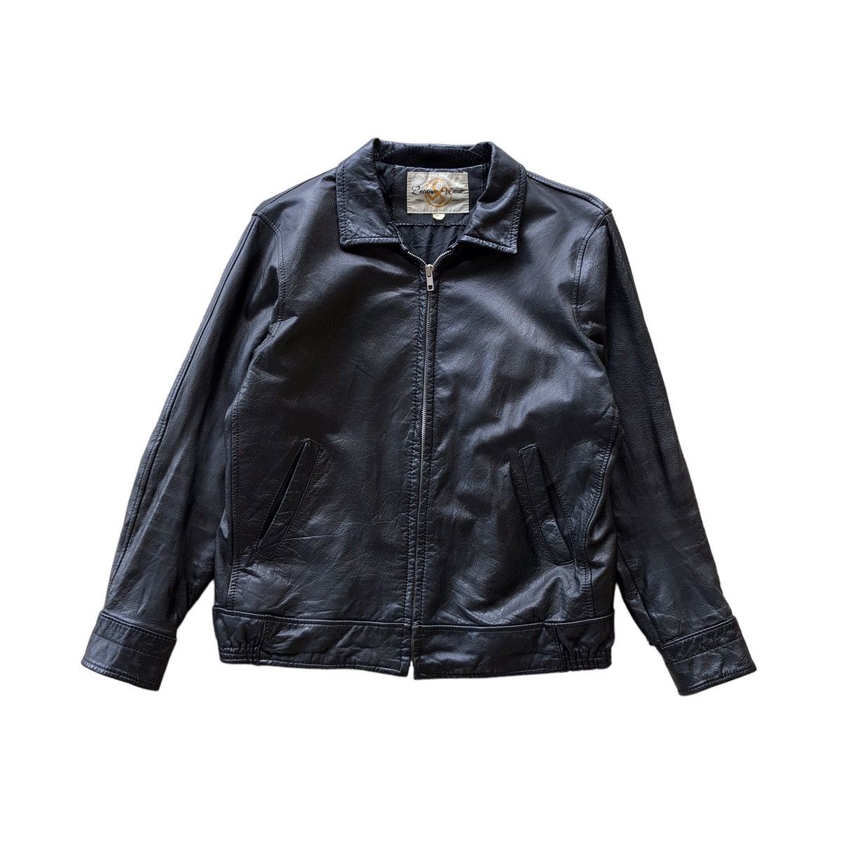 Genuine Leather Leather Wear Zipper Jacket Size US L / EU 52-54 / 3 - 1 Thumbnail