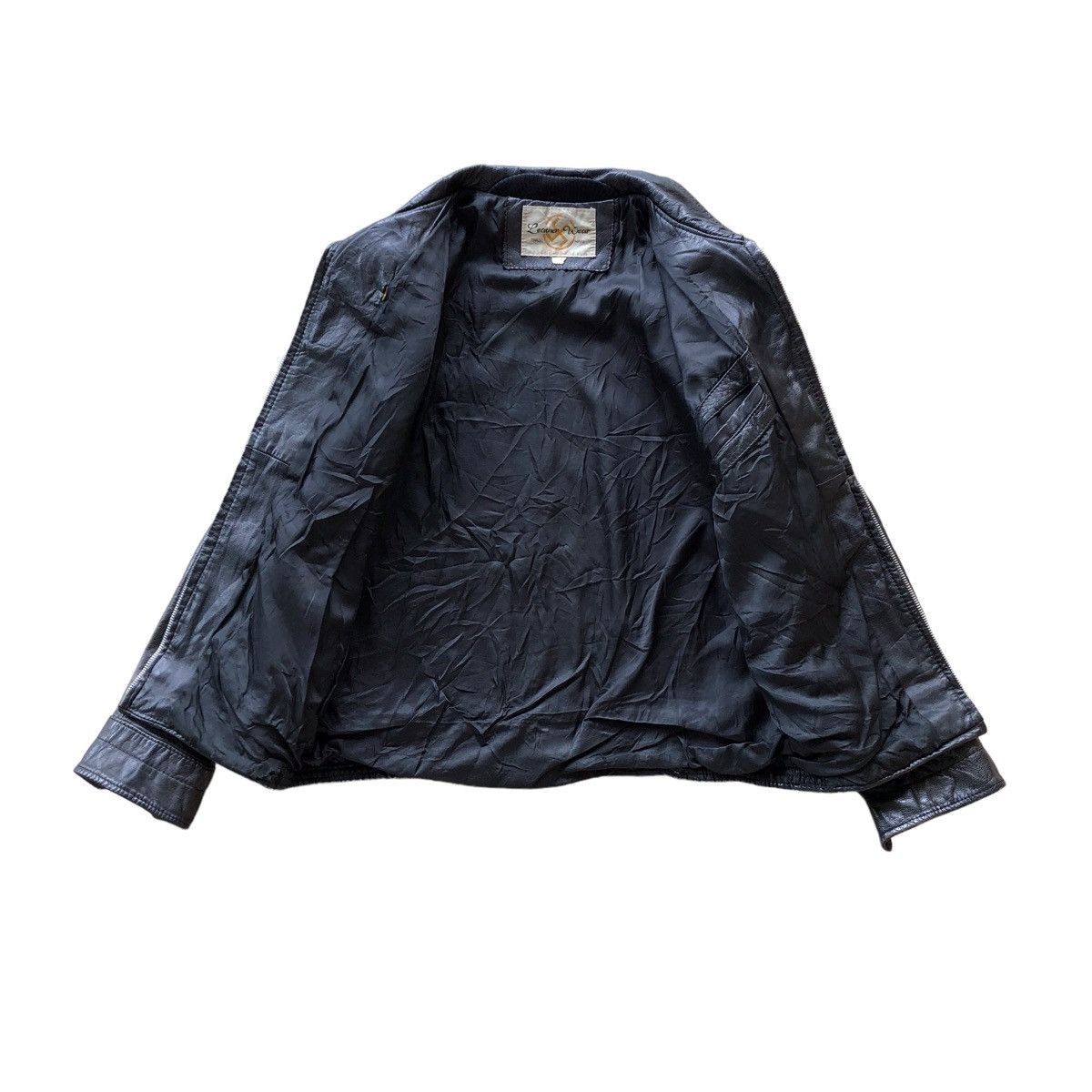Genuine Leather Leather Wear Zipper Jacket Size US L / EU 52-54 / 3 - 3 Thumbnail