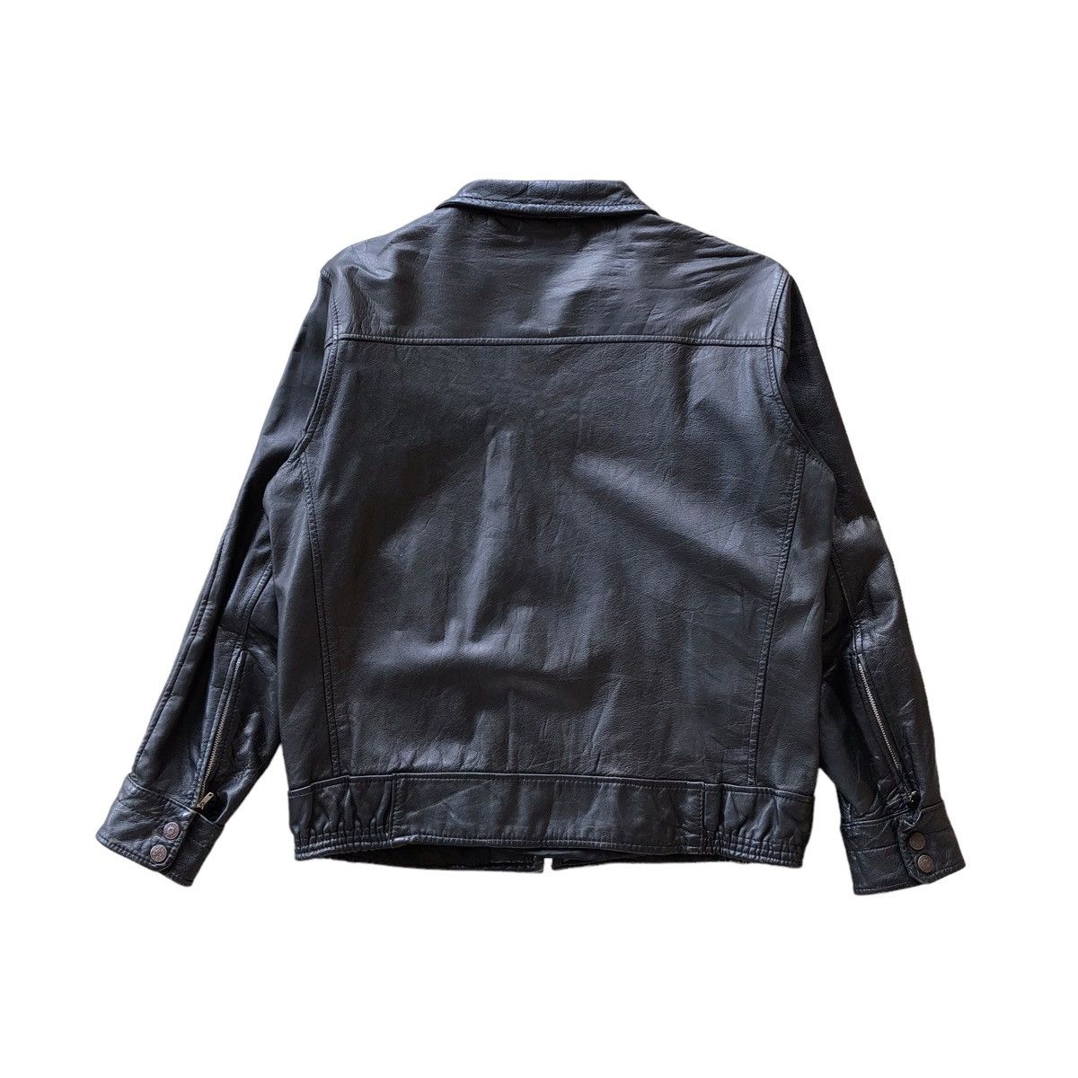 Genuine Leather Leather Wear Zipper Jacket Size US L / EU 52-54 / 3 - 2 Thumbnail