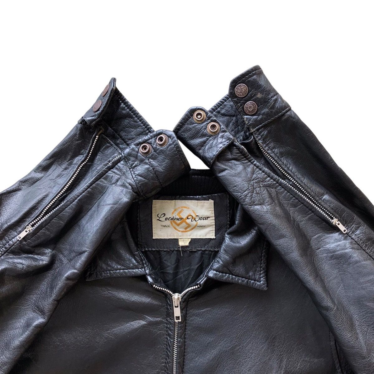 Genuine Leather Leather Wear Zipper Jacket Size US L / EU 52-54 / 3 - 6 Thumbnail
