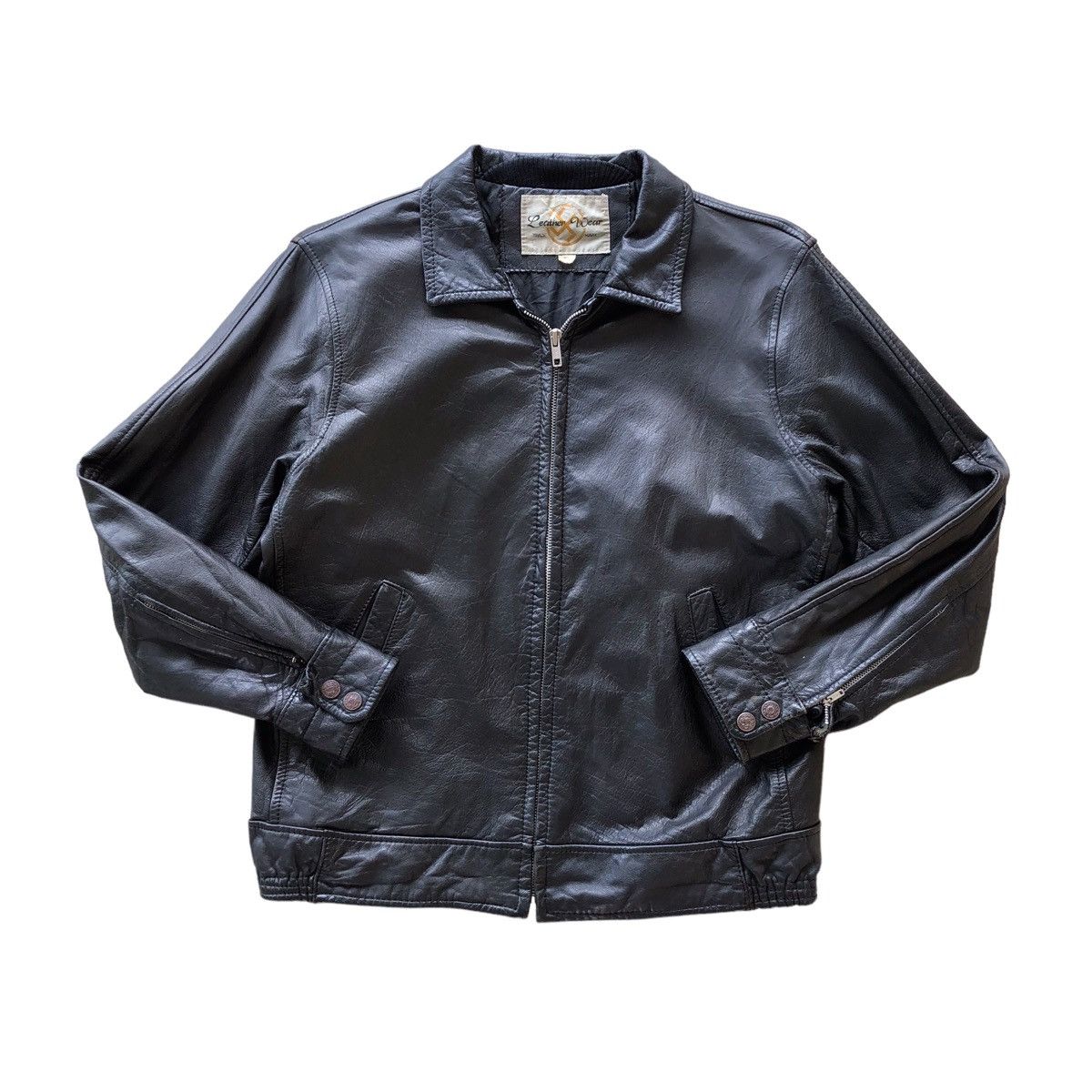 Genuine Leather Leather Wear Zipper Jacket Size US L / EU 52-54 / 3 - 4 Thumbnail