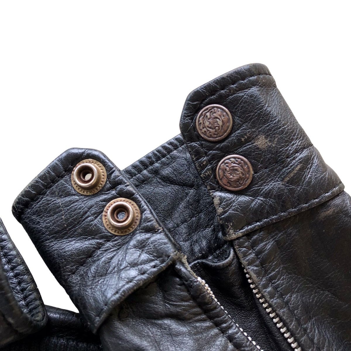 Genuine Leather Leather Wear Zipper Jacket Size US L / EU 52-54 / 3 - 8 Thumbnail