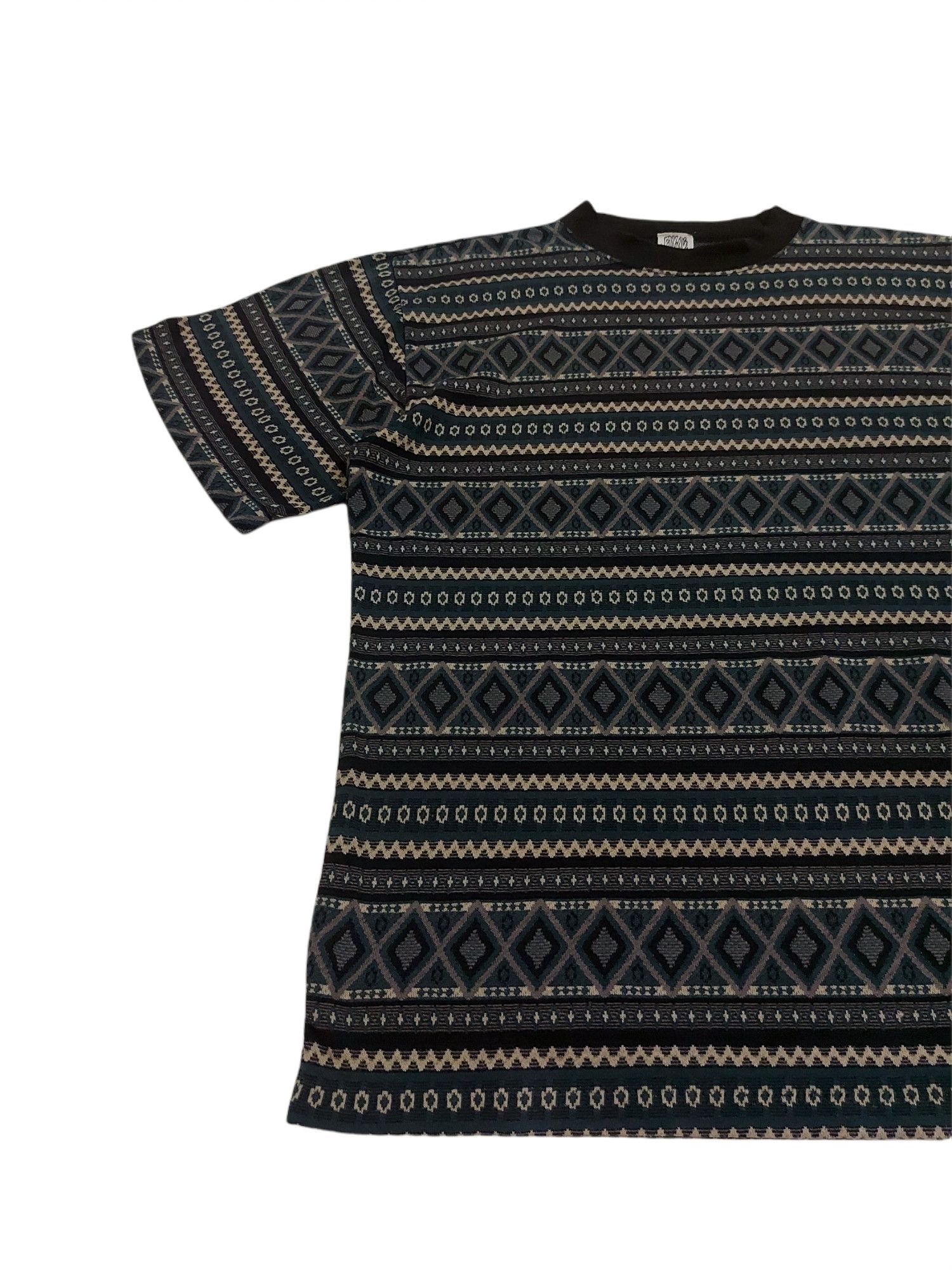 Japanese Brand × Vintage RARE! DEADSTOCK VTG 80s BODY WAVE JAPAN JACQUARD SURF STYLE Size US L / EU 52-54 / 3 - 4 Thumbnail