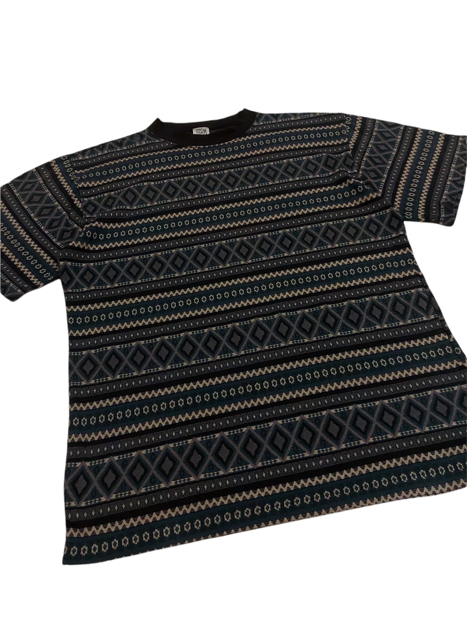 Japanese Brand × Vintage RARE! DEADSTOCK VTG 80s BODY WAVE JAPAN JACQUARD SURF STYLE Size US L / EU 52-54 / 3 - 5 Thumbnail