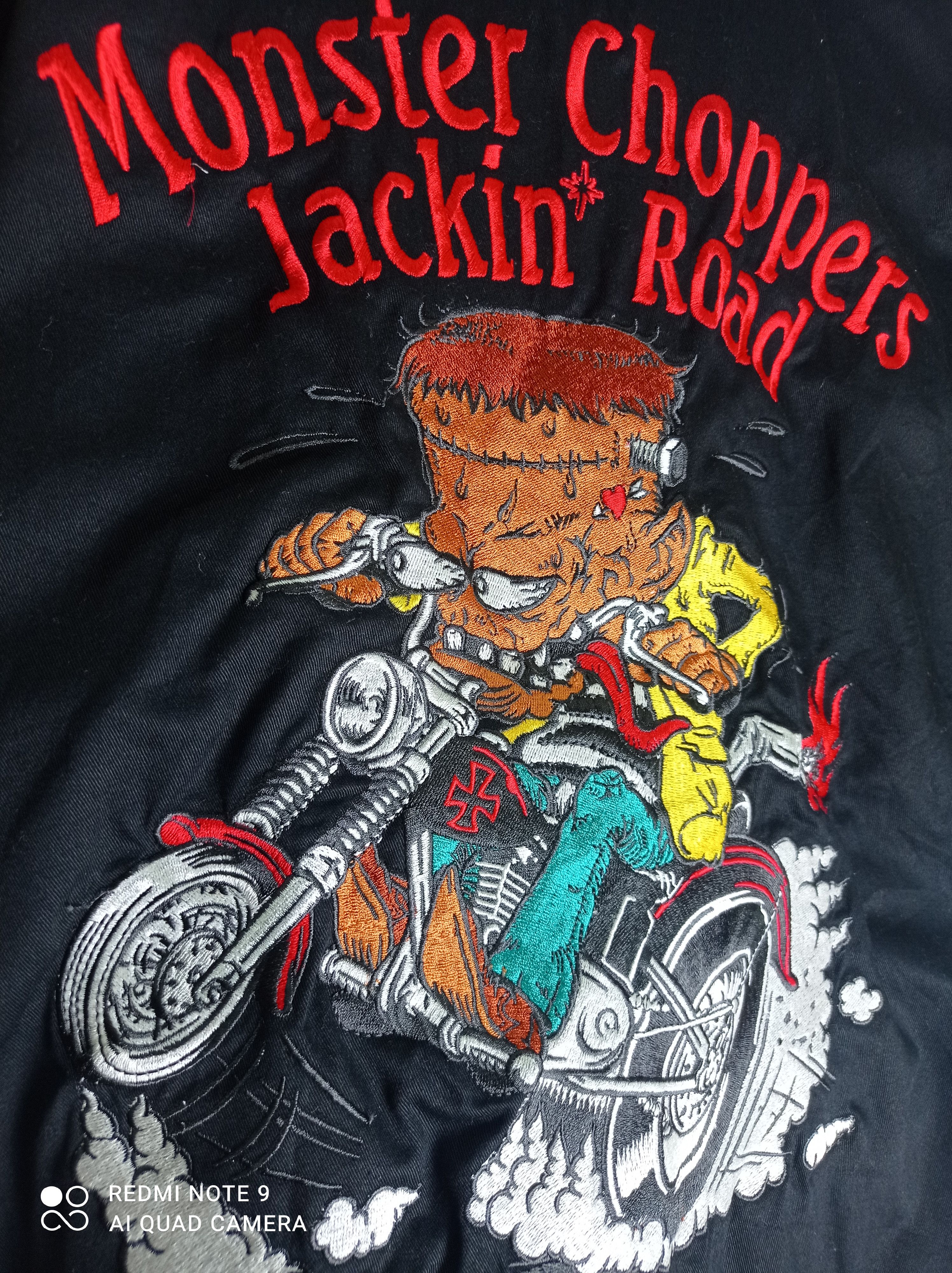 Harley Davidson × Sports Specialties Monster Choppers Jackin Road Racing Zipper Jacket Size US S / EU 44-46 / 1 - 3 Thumbnail