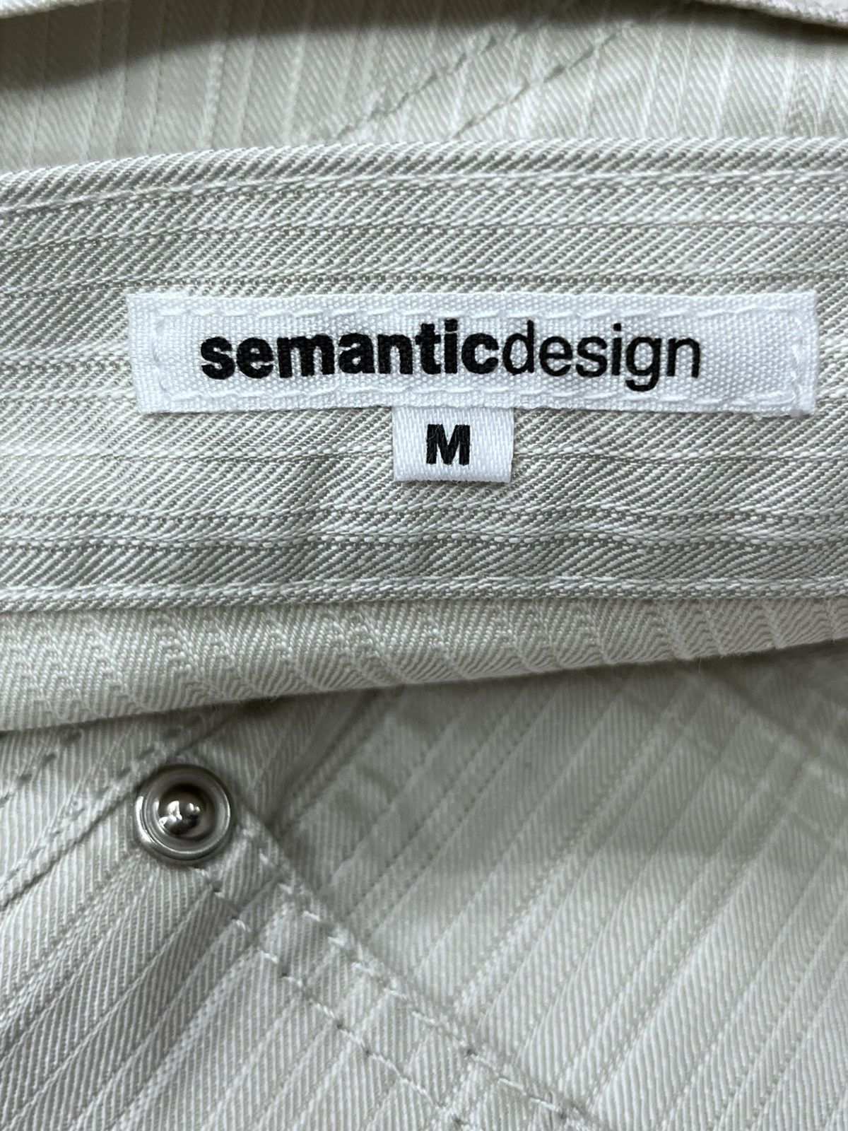 semanticdesign 🔥SEMANTIC DESIGN JAPAN Cotton-Poly Special Design Flare Size US 29 - 14 Thumbnail