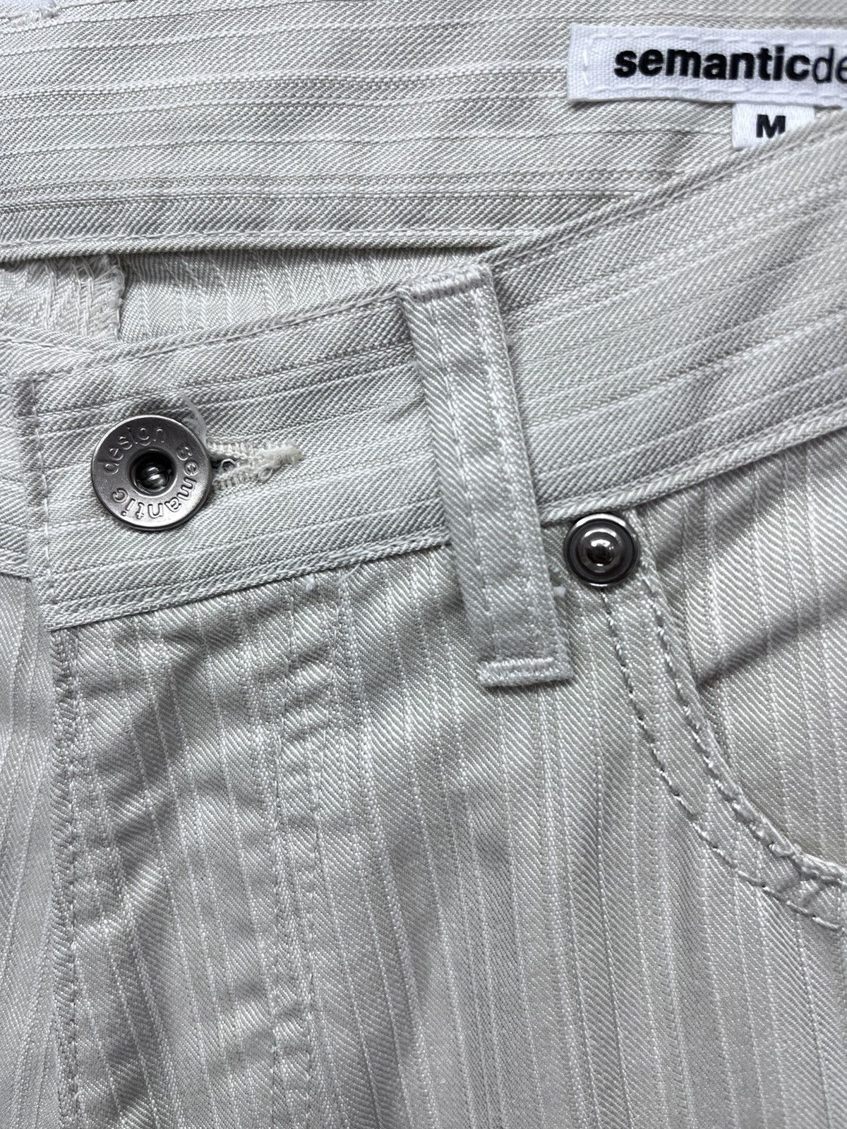 semanticdesign 🔥SEMANTIC DESIGN JAPAN Cotton-Poly Special Design Flare Size US 29 - 12 Thumbnail