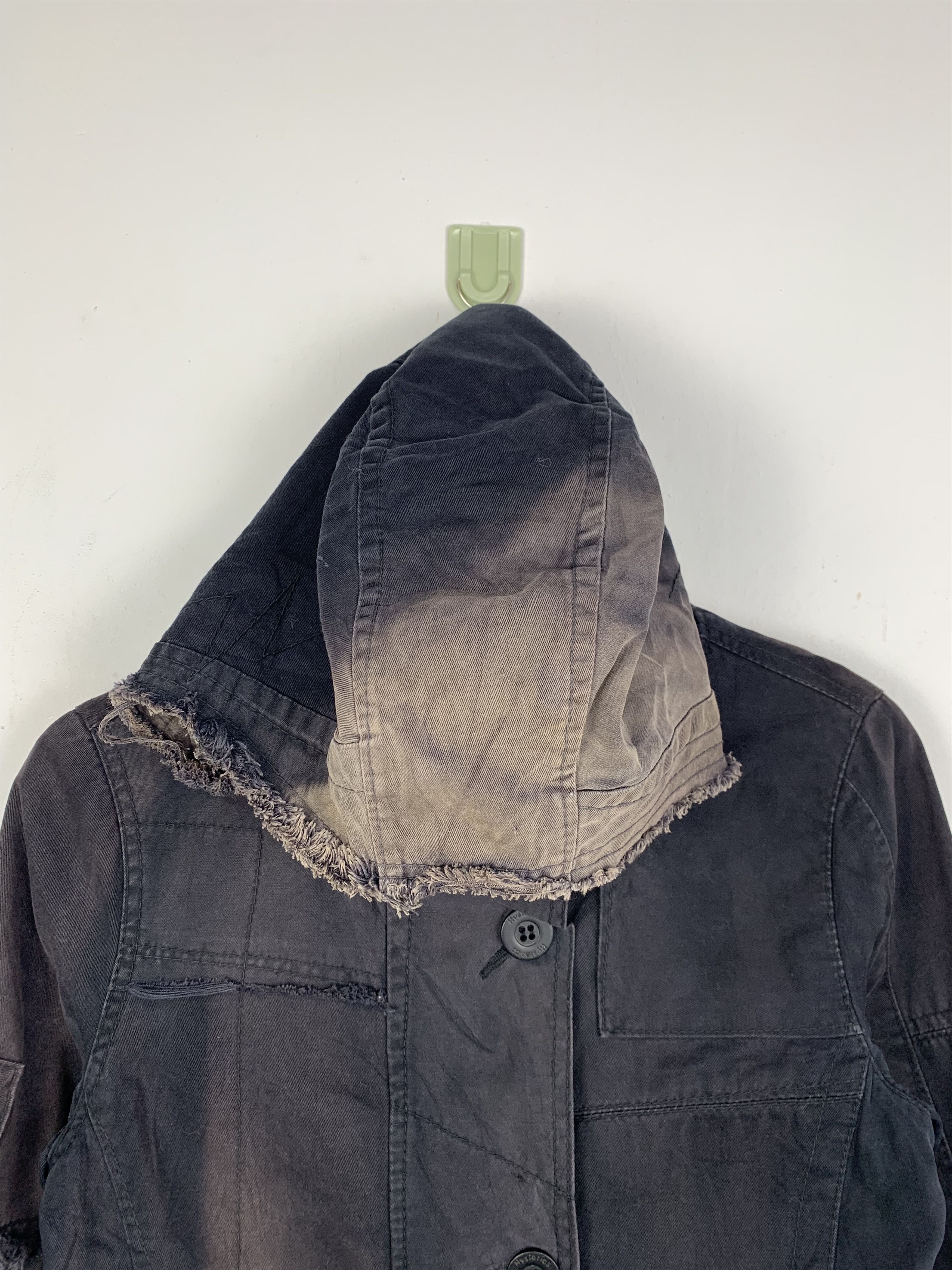 Hysteric Glamour Japanese Brand Hysteric Glamour Hoodie Denim Jacket Size US M / EU 48-50 / 2 - 2 Thumbnail