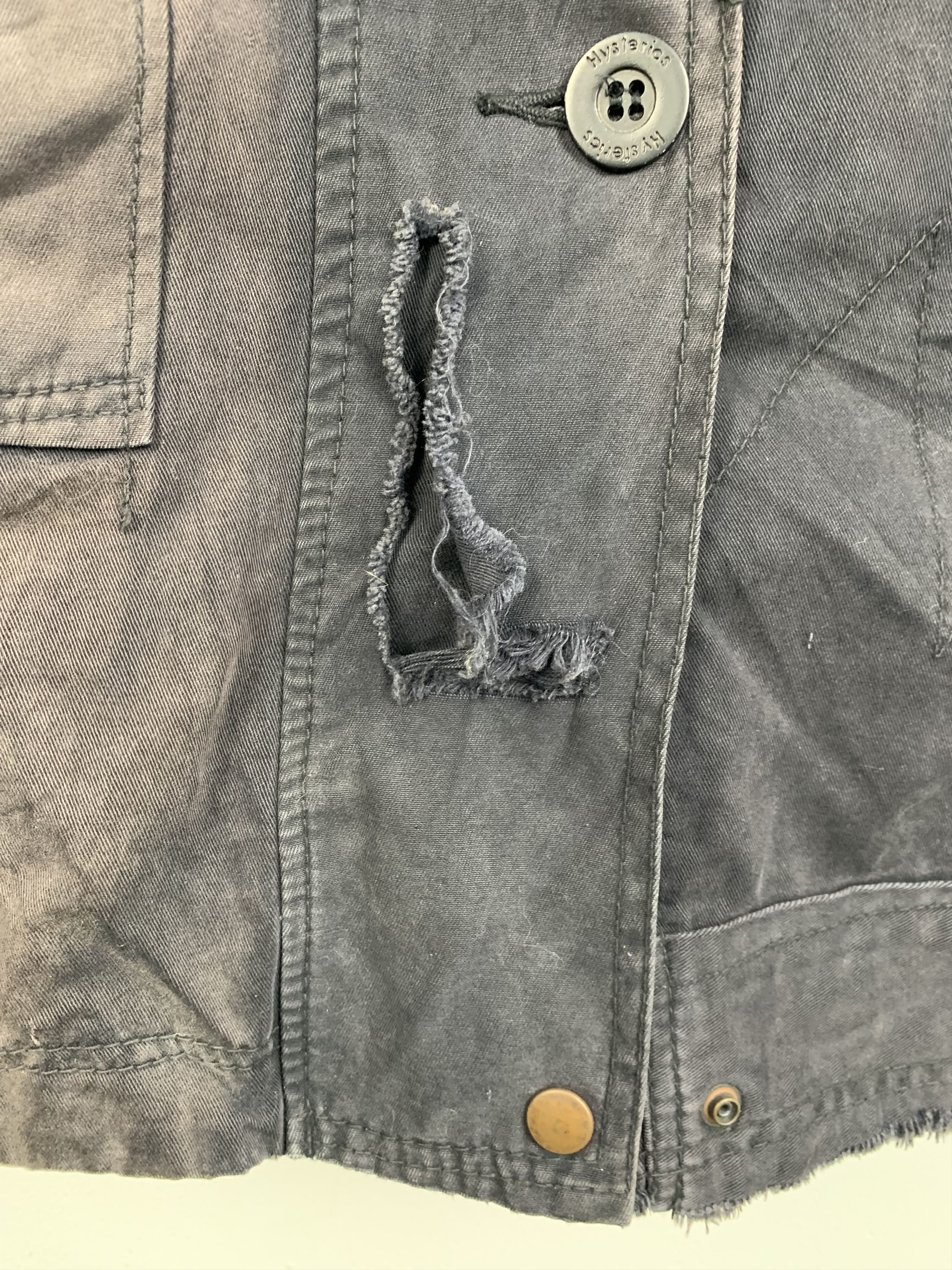 Hysteric Glamour Japanese Brand Hysteric Glamour Hoodie Denim Jacket Size US M / EU 48-50 / 2 - 11 Thumbnail