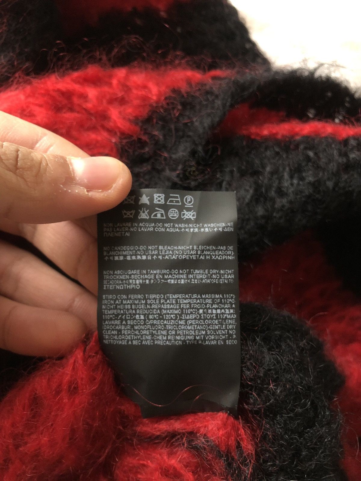Hedi Slimane × Saint Laurent Paris FW13 Hedi Slimane Saint Laurent Menswear Mohair Sweater Size US XS / EU 42 / 0 - 11 Thumbnail