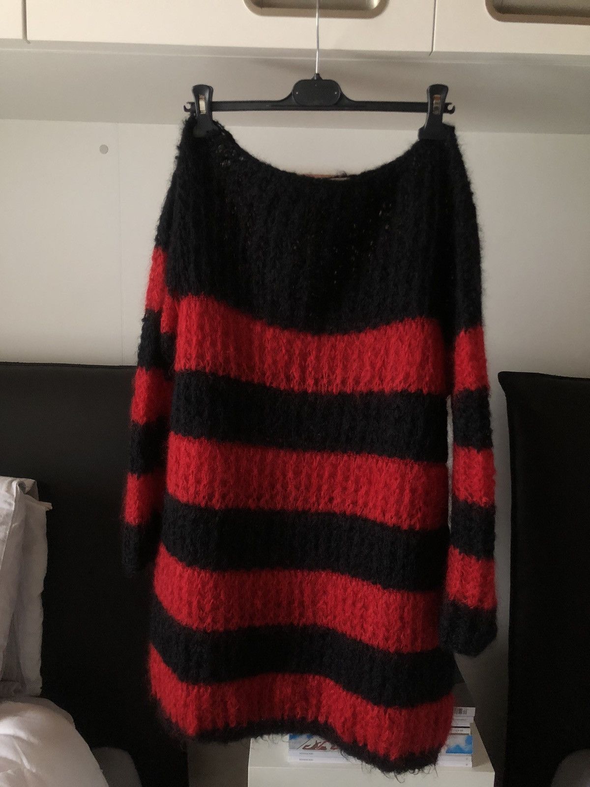 Hedi Slimane × Saint Laurent Paris FW13 Hedi Slimane Saint Laurent Menswear Mohair Sweater Size US XS / EU 42 / 0 - 3 Thumbnail