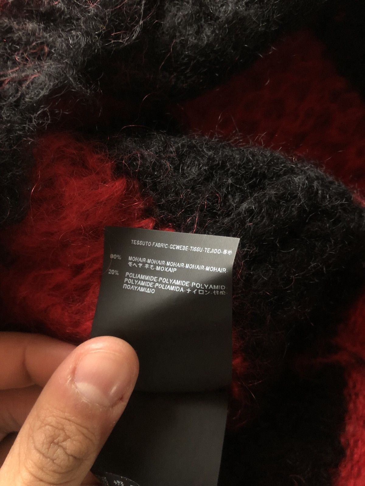 Hedi Slimane × Saint Laurent Paris FW13 Hedi Slimane Saint Laurent Menswear Mohair Sweater Size US XS / EU 42 / 0 - 10 Thumbnail