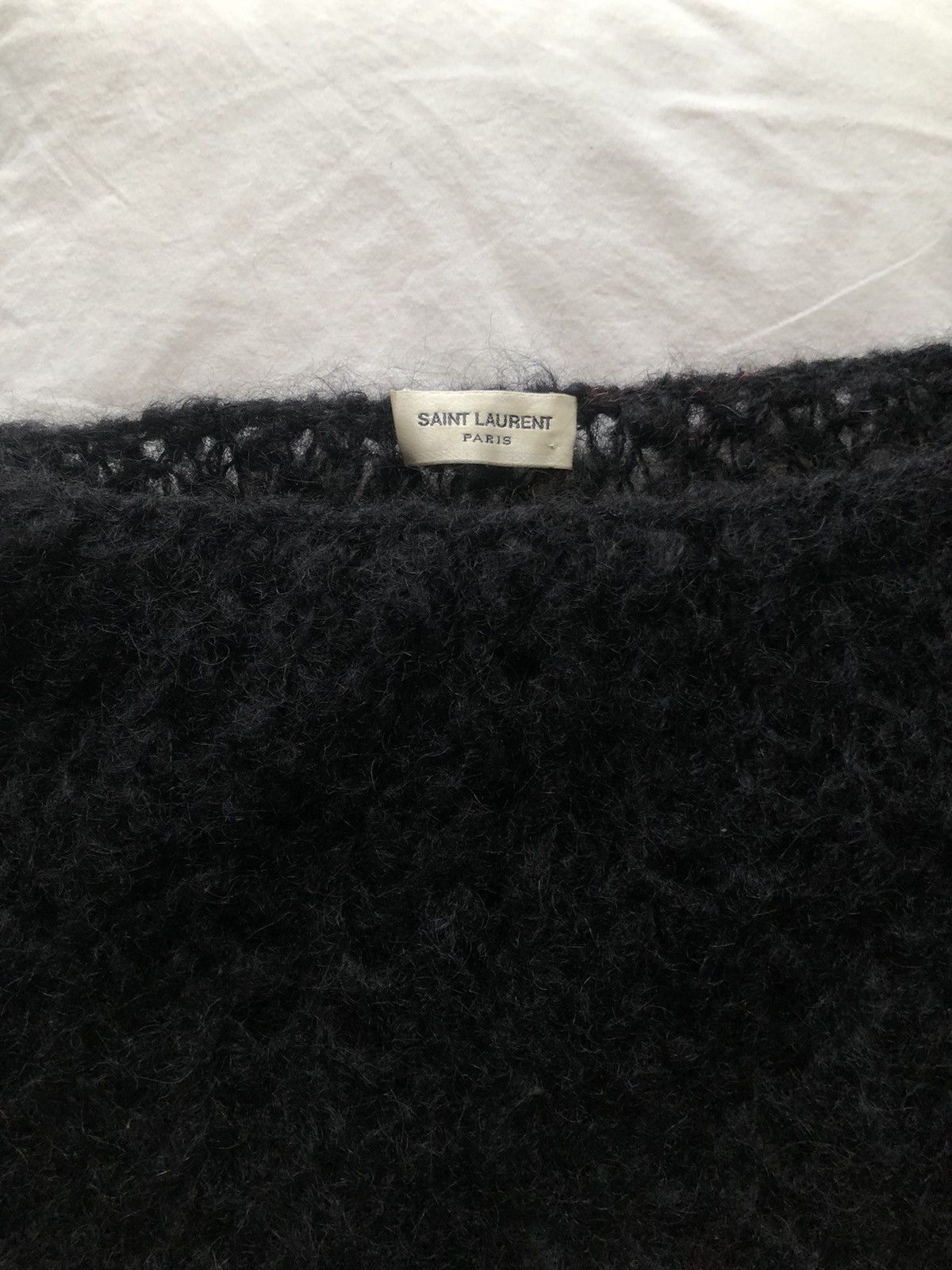 Hedi Slimane × Saint Laurent Paris FW13 Hedi Slimane Saint Laurent Menswear Mohair Sweater Size US XS / EU 42 / 0 - 8 Thumbnail