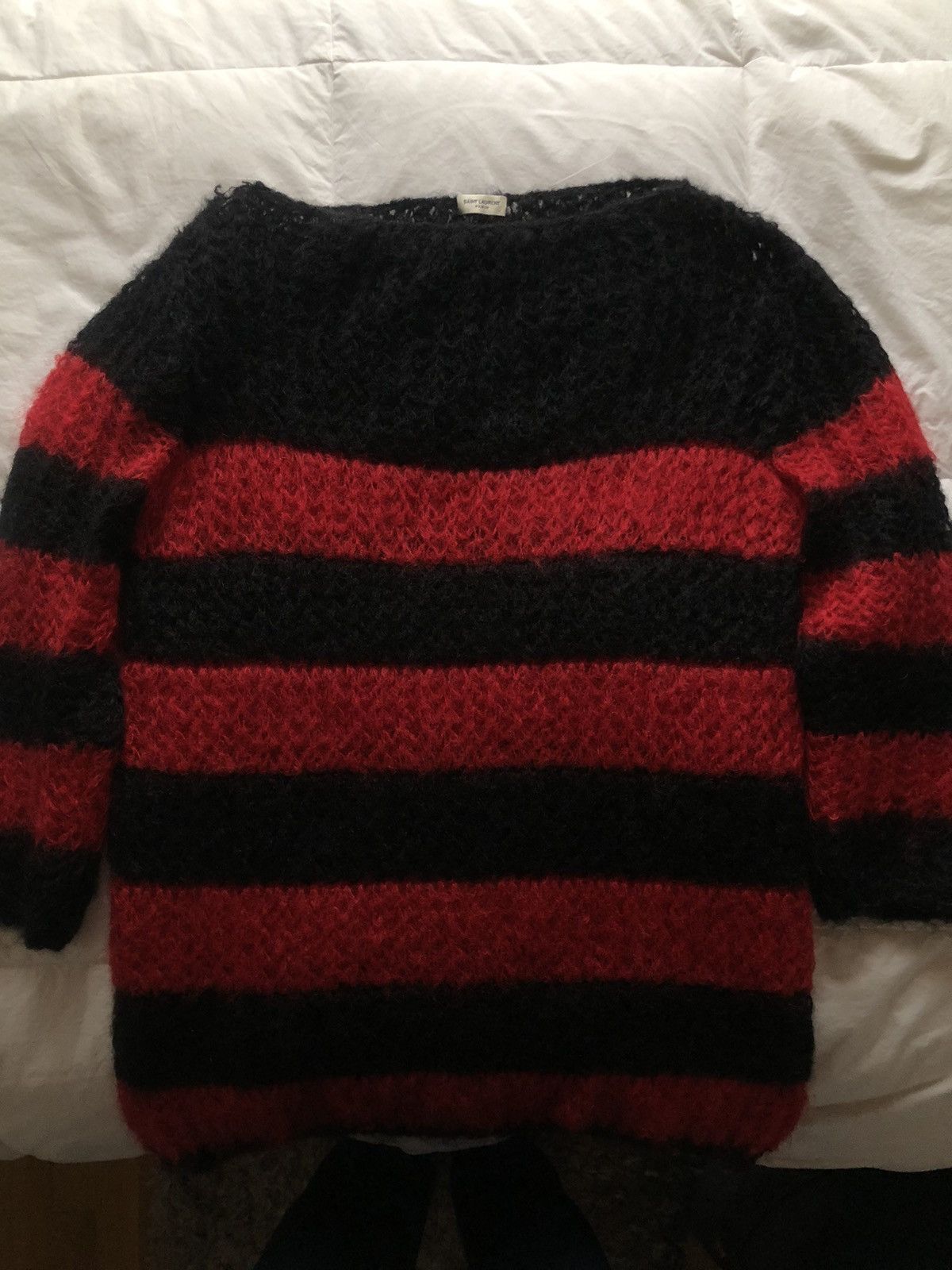Hedi Slimane × Saint Laurent Paris FW13 Hedi Slimane Saint Laurent Menswear Mohair Sweater Size US XS / EU 42 / 0 - 7 Thumbnail