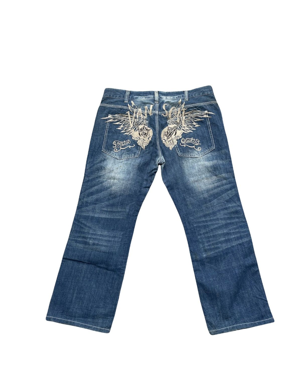 Vanson Leathers Vanson Leather Emboiderey Design Denim Size US 36 / EU 52 - 1 Thumbnail