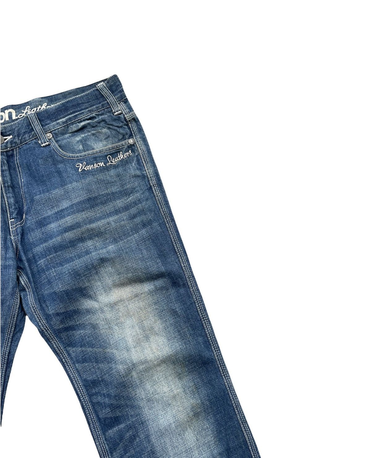 Vanson Leathers Vanson Leather Emboiderey Design Denim Size US 36 / EU 52 - 4 Thumbnail