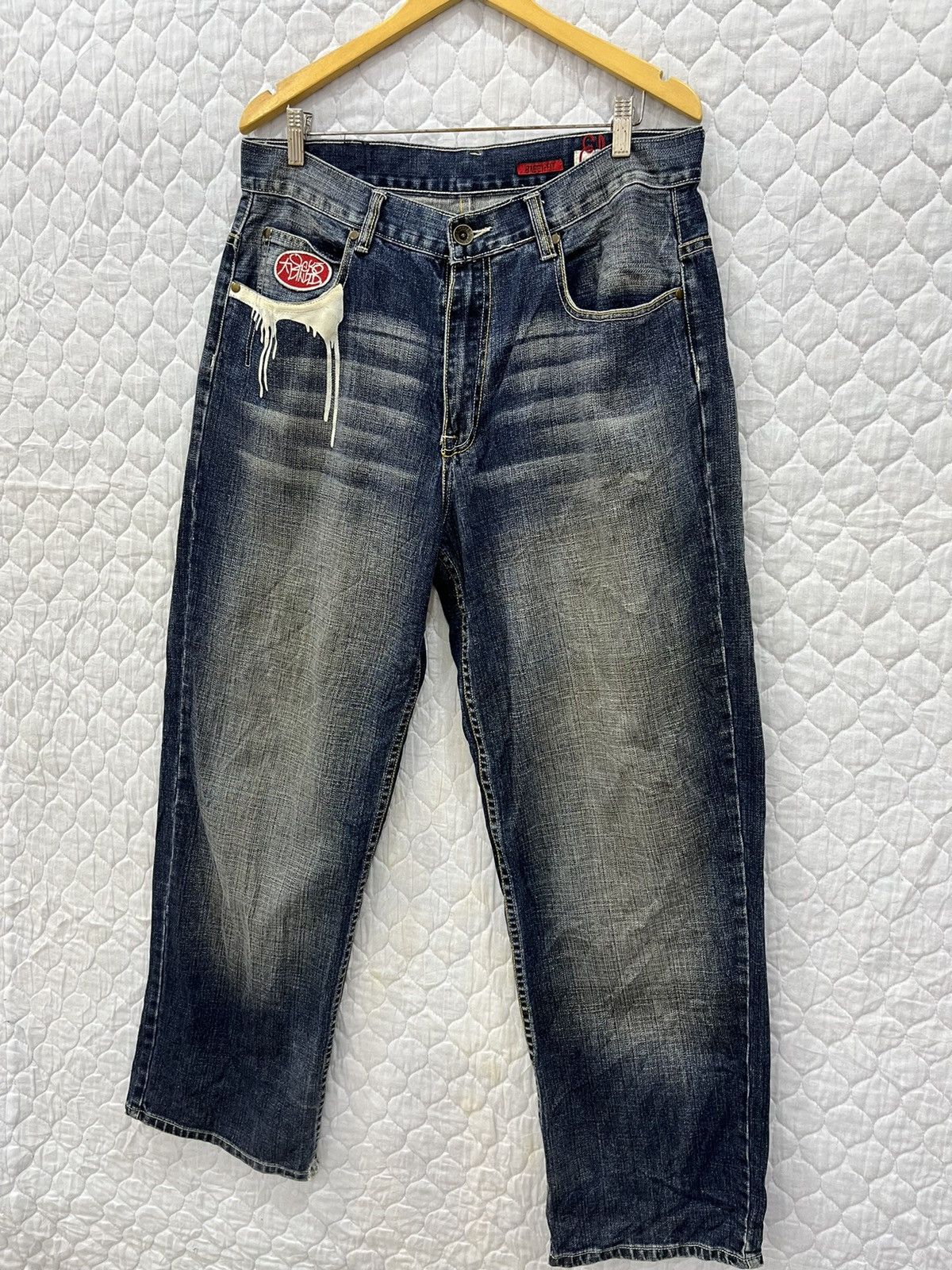 Ecko Unltd. K. ECKO HYPEBEAST DISTRESSED DENIM Size US 34 / EU 50 - 3 Thumbnail