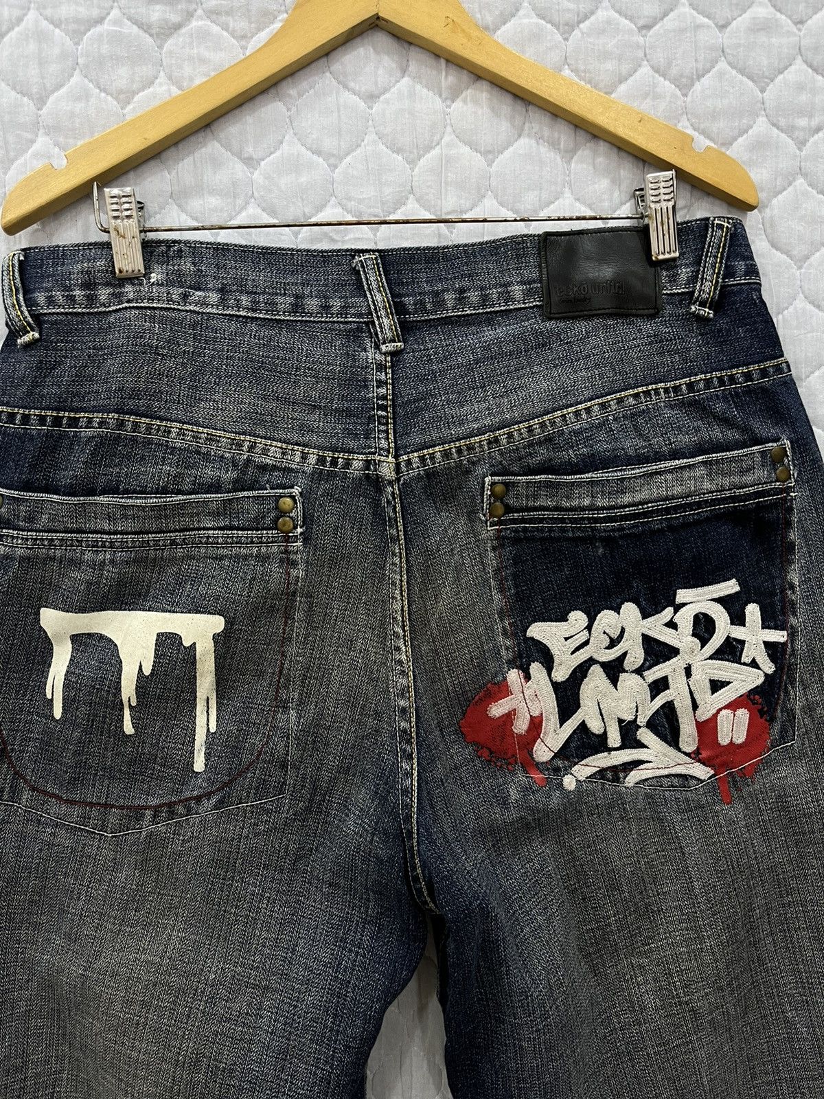 Ecko Unltd. K. ECKO HYPEBEAST DISTRESSED DENIM Size US 34 / EU 50 - 8 Thumbnail