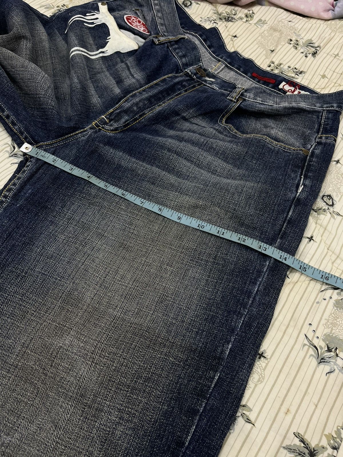 Ecko Unltd. K. ECKO HYPEBEAST DISTRESSED DENIM Size US 34 / EU 50 - 14 Thumbnail