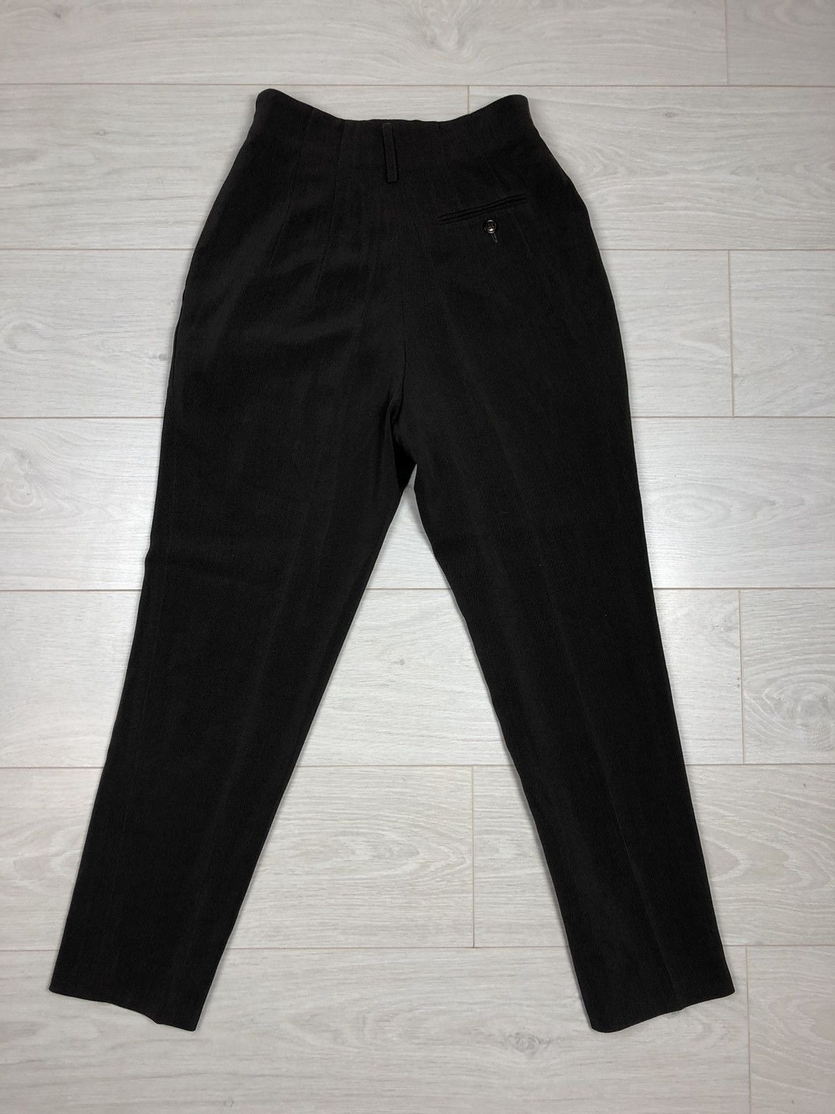 Jil Sander × Vintage Jil Sander Pants Cropped Olive Drawstring 36 Straight Size 28" / US 6 / IT 42 - 7 Thumbnail