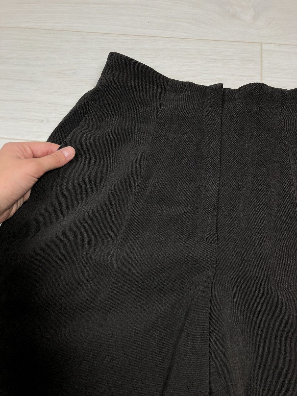 Jil Sander × Vintage Jil Sander Pants Cropped Olive Drawstring 36 Straight Size 28" / US 6 / IT 42 - 4 Thumbnail