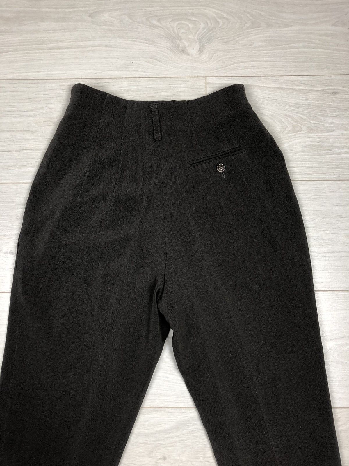 Jil Sander × Vintage Jil Sander Pants Cropped Olive Drawstring 36 Straight Size 28" / US 6 / IT 42 - 8 Thumbnail