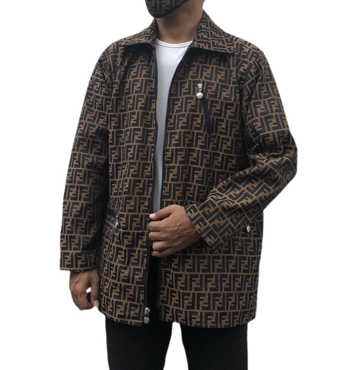 Fendi Vintage Fendi Roma Amor Riversible Jacket Size US L / EU 52-54 / 3 - 20 Thumbnail