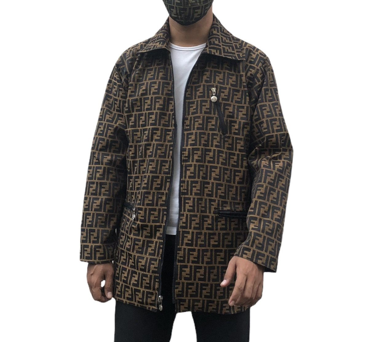 Fendi Vintage Fendi Roma Amor Riversible Jacket Size US L / EU 52-54 / 3 - 19 Thumbnail