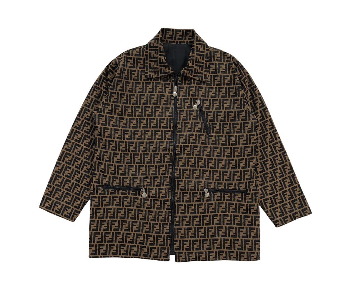 Fendi Vintage Fendi Roma Amor Riversible Jacket Size US L / EU 52-54 / 3 - 4 Thumbnail