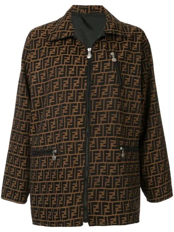 Fendi Vintage Fendi Roma Amor Riversible Jacket Size US L / EU 52-54 / 3 - 2 Thumbnail
