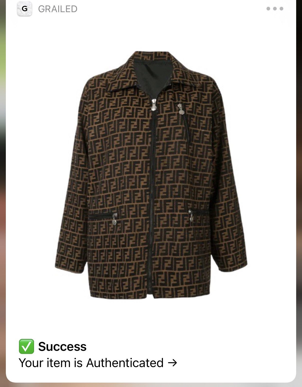 Fendi Vintage Fendi Roma Amor Riversible Jacket Size US L / EU 52-54 / 3 - 3 Thumbnail