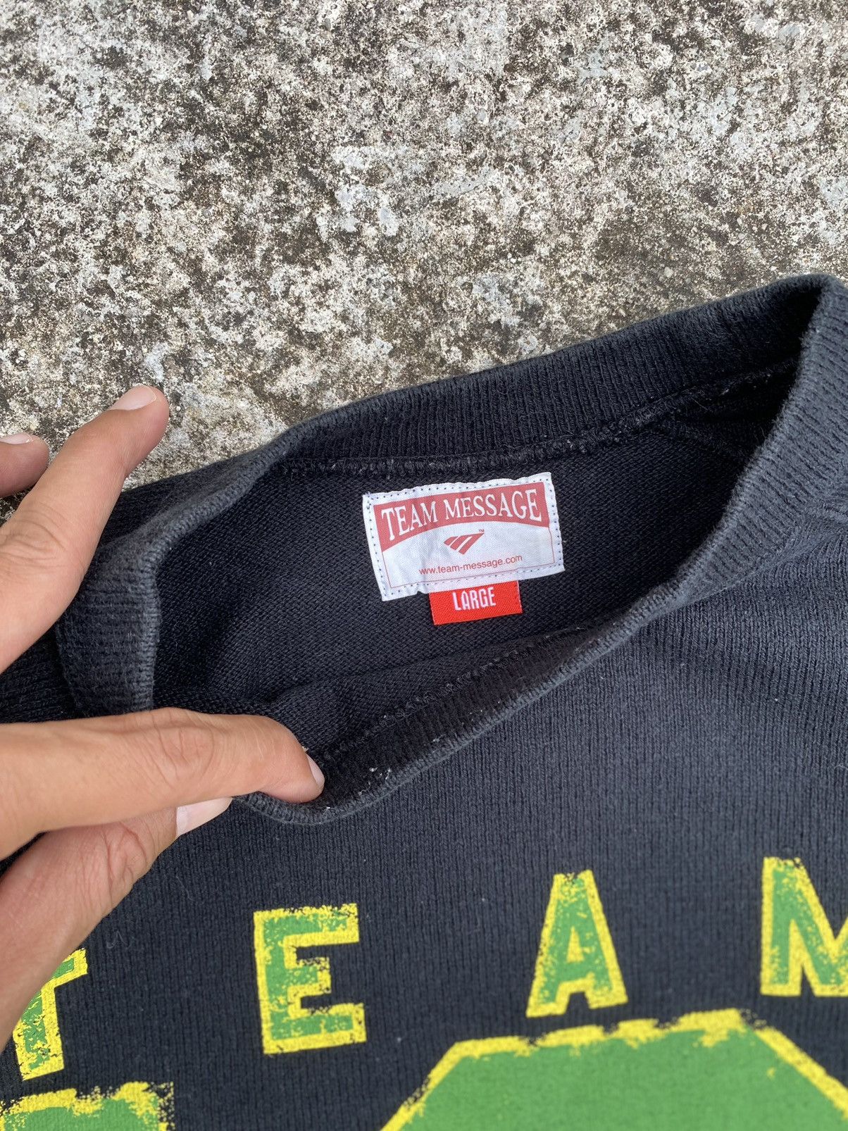 Japanese Brand Team Message No.13 Crewneck Size US L / EU 52-54 / 3 - 3 Thumbnail