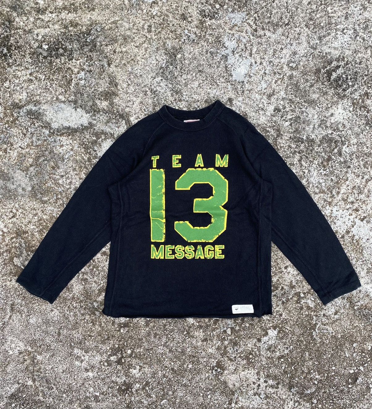 Japanese Brand Team Message No.13 Crewneck Size US L / EU 52-54 / 3 - 1 Thumbnail