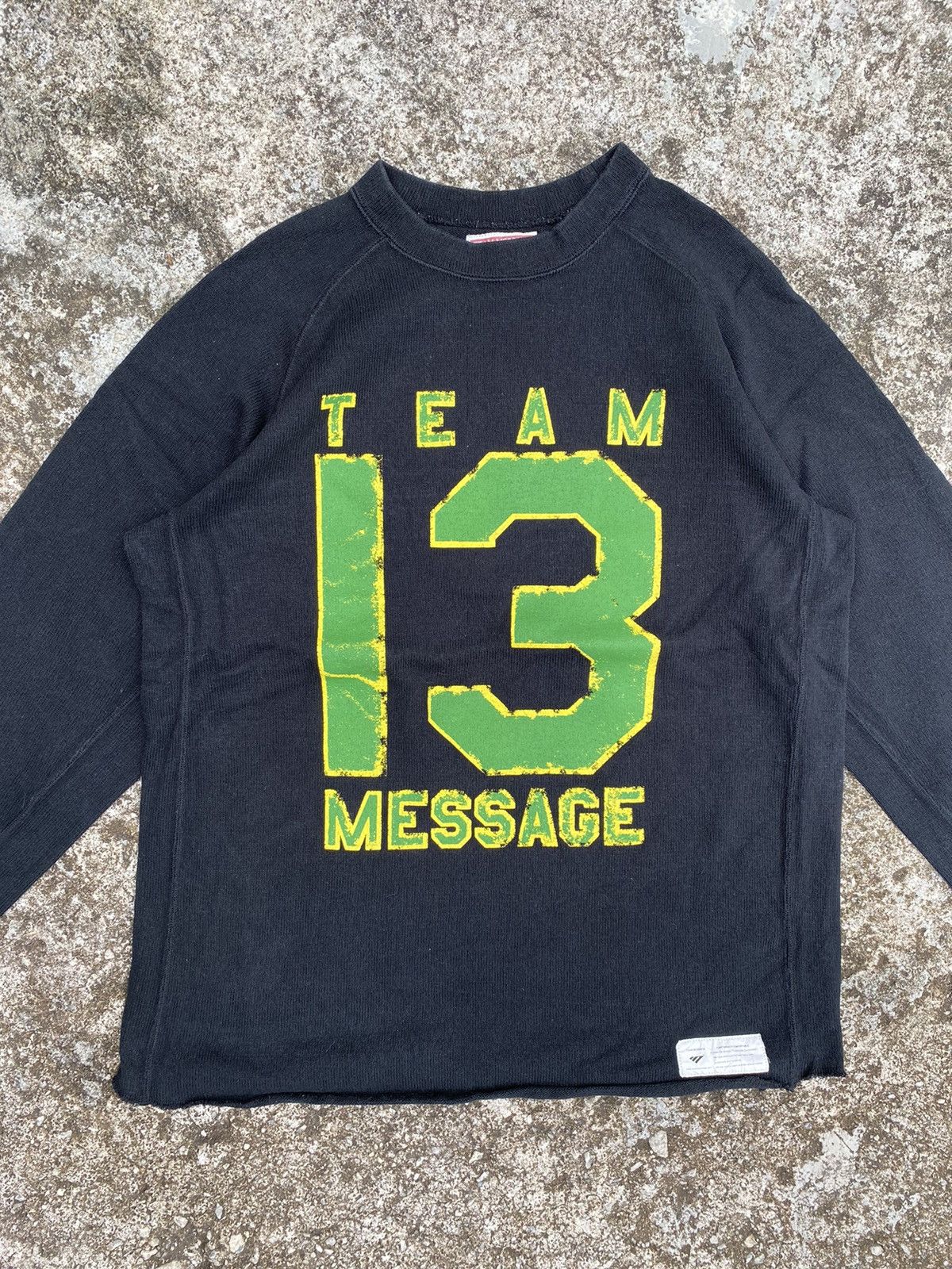 Japanese Brand Team Message No.13 Crewneck Size US L / EU 52-54 / 3 - 2 Thumbnail