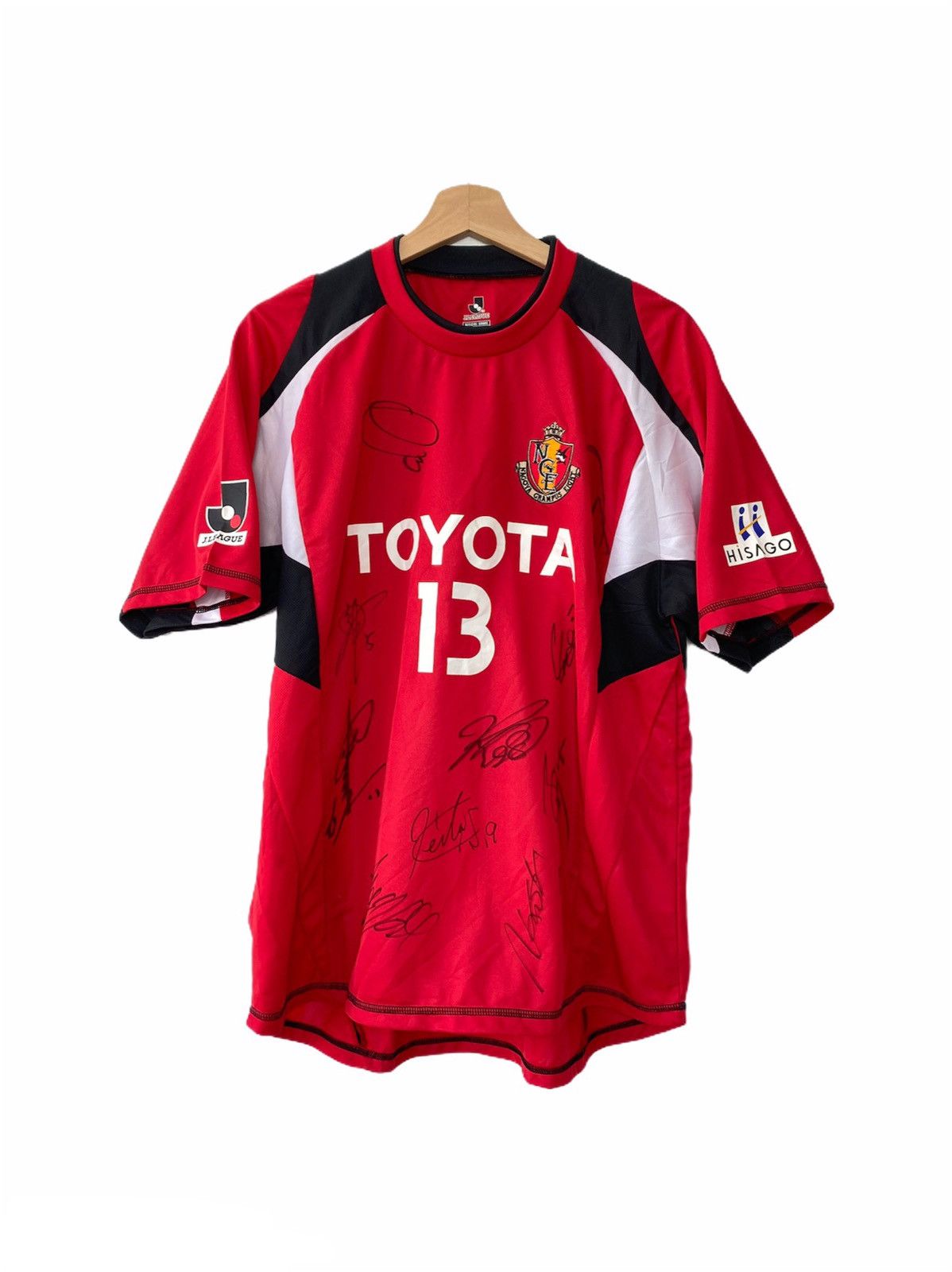Other J.League Nagoya Grapus Eight Original Player Signature Size US L / EU 52-54 / 3 - 1 Thumbnail