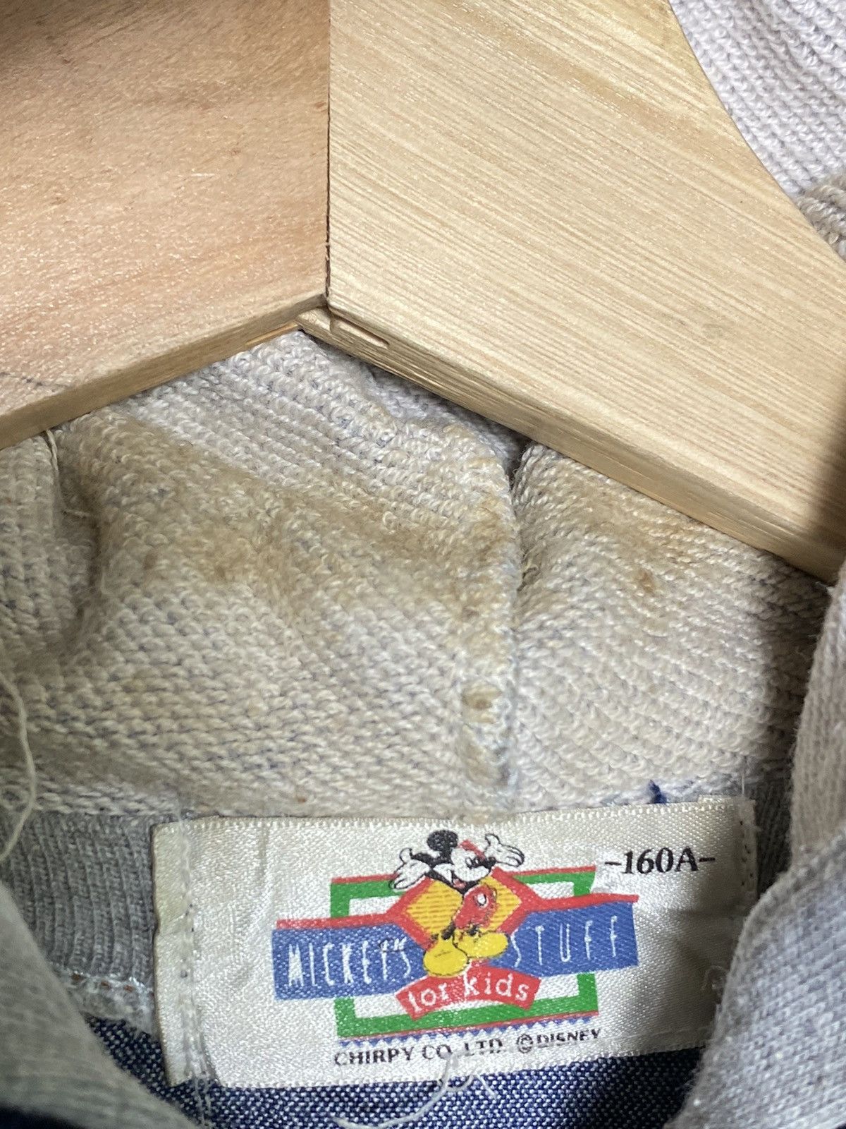 Disney Vintage Mickey Mouse Denim Cotton Hoodie Size US M / EU 48-50 / 2 - 7 Thumbnail