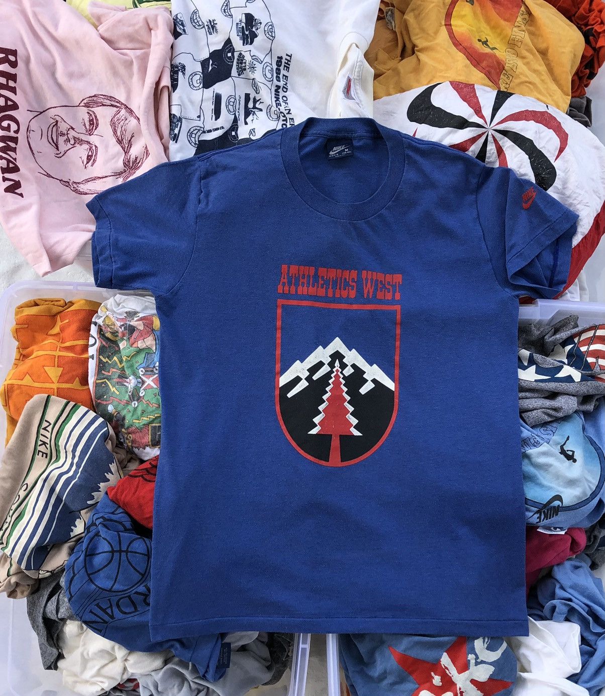 Nike × Rare × Vintage ?RARE?Vintage 80s Nike Blue Tag Athletics 