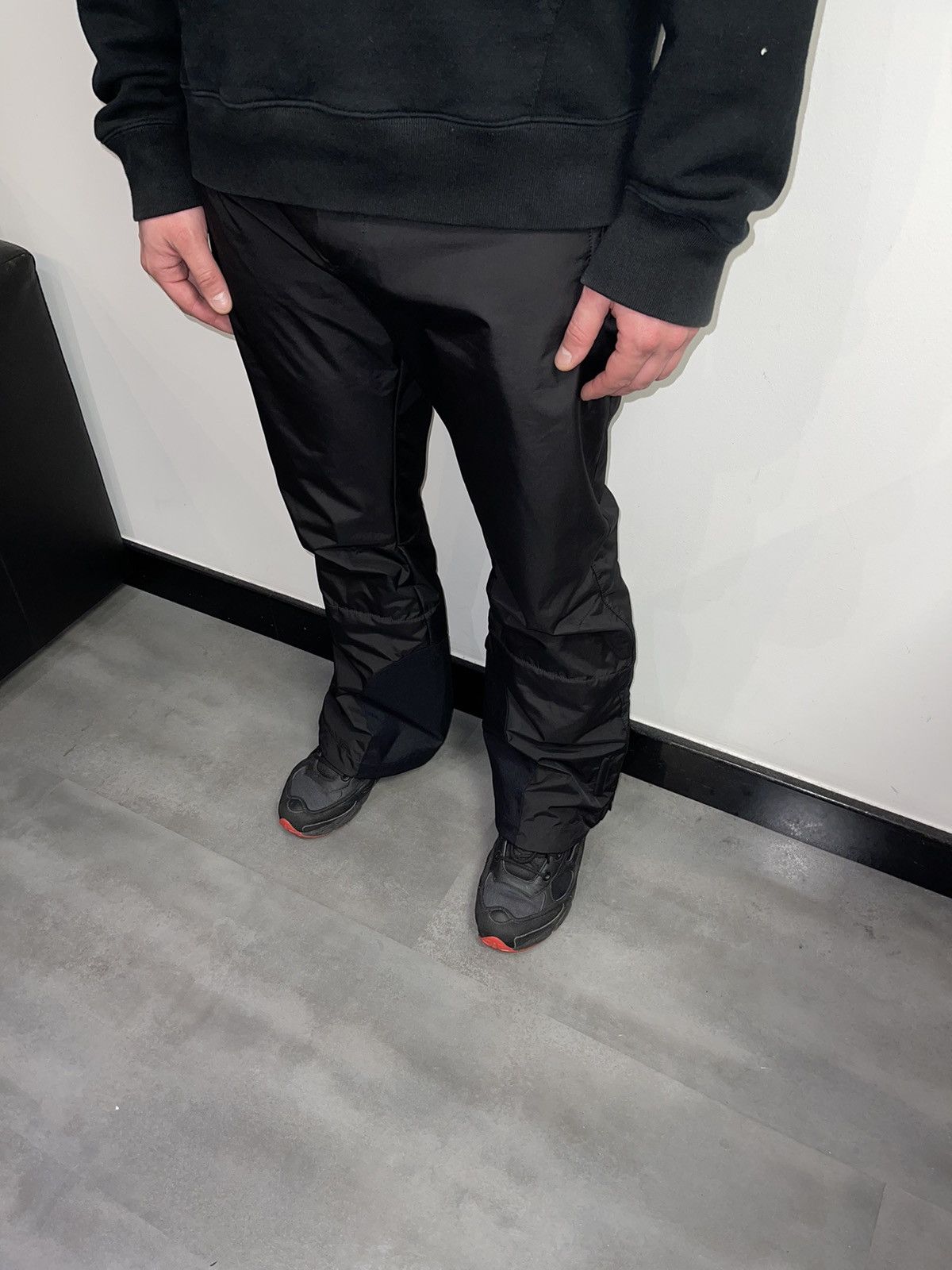 Dolce & Gabbana Technical Zipped Black Ski Pants