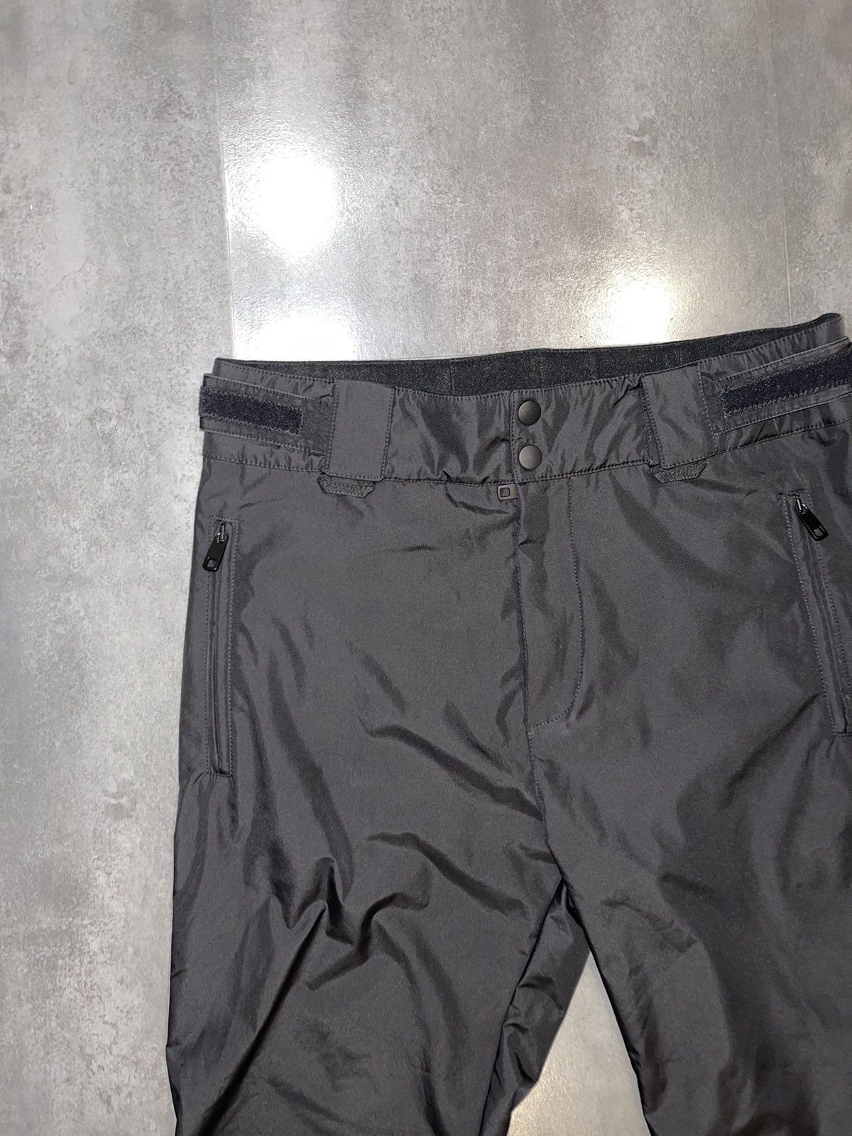 Dolce & Gabbana Technical Zipped Black Ski Pants