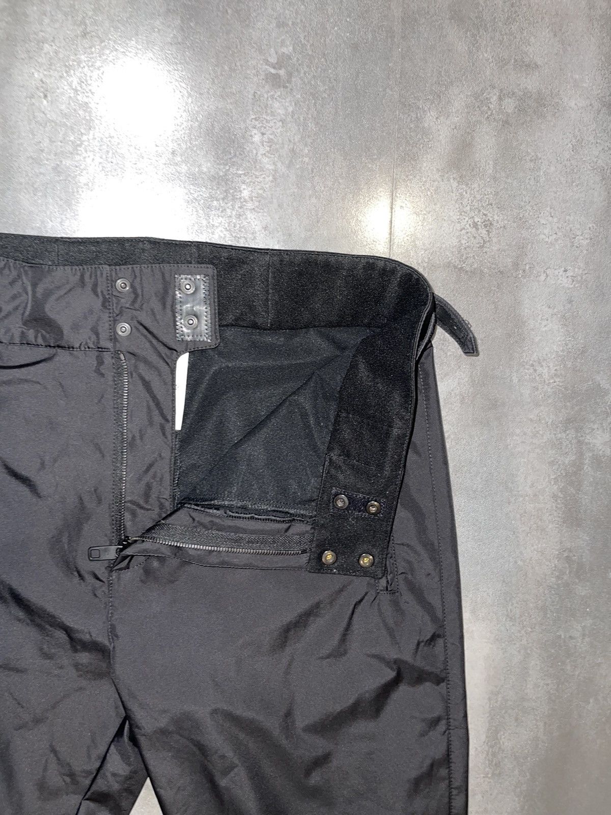 Dolce & Gabbana Technical Zipped Black Ski Pants
