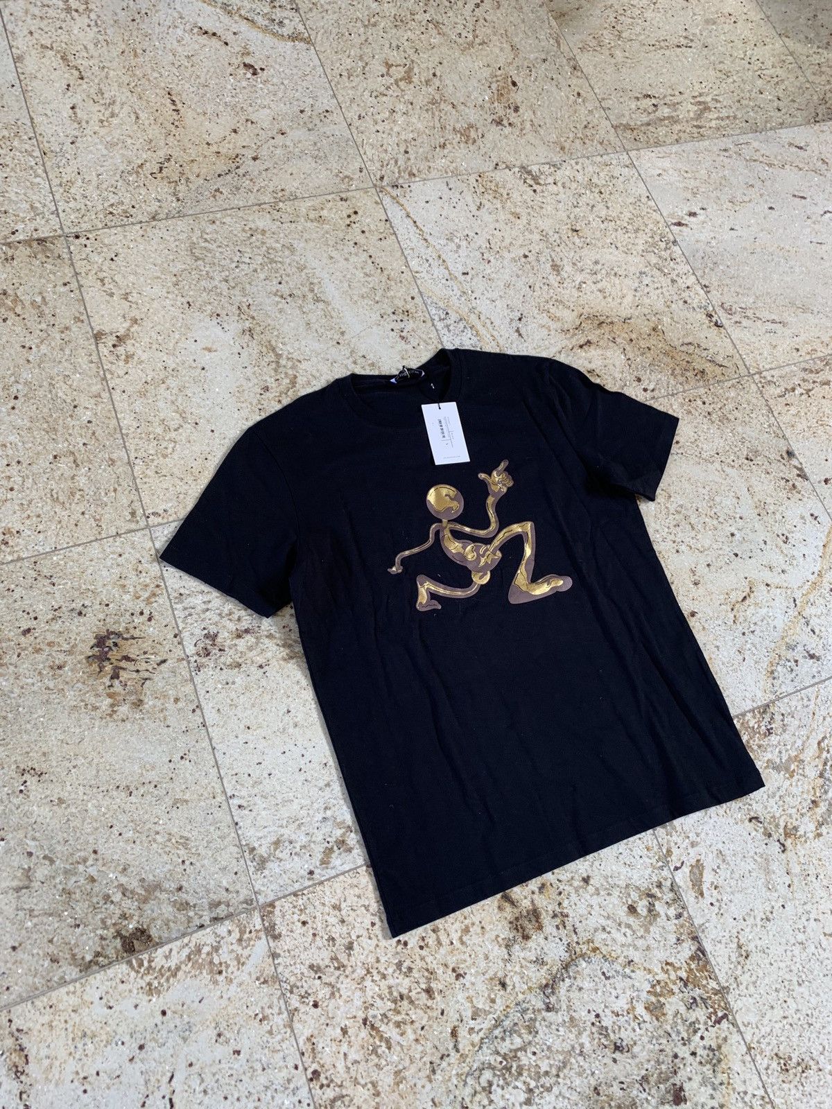 JW Anderson Mercury Man Logo Tee, SS in Black Size US M / EU 48-50 / 2 - 3 Thumbnail