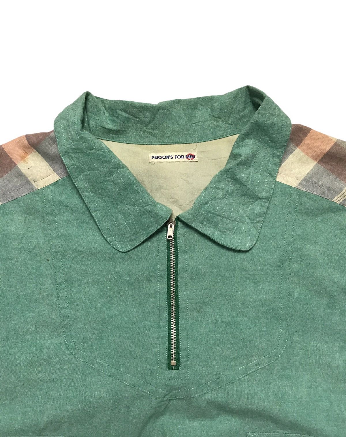 PERSON'S × Vintage Person For Men Bomber Half Zip Jacket Size US M / EU 48-50 / 2 - 7 Thumbnail