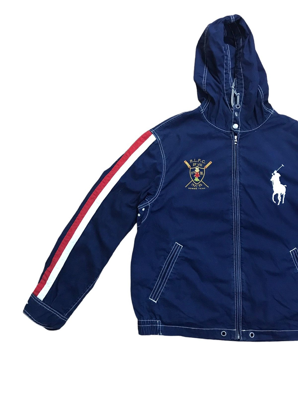 Polo Ralph Lauren × Ralph Lauren × Vintage Polo Ralph Lauren Hoodie Jacket Size US L / EU 52-54 / 3 - 3 Thumbnail