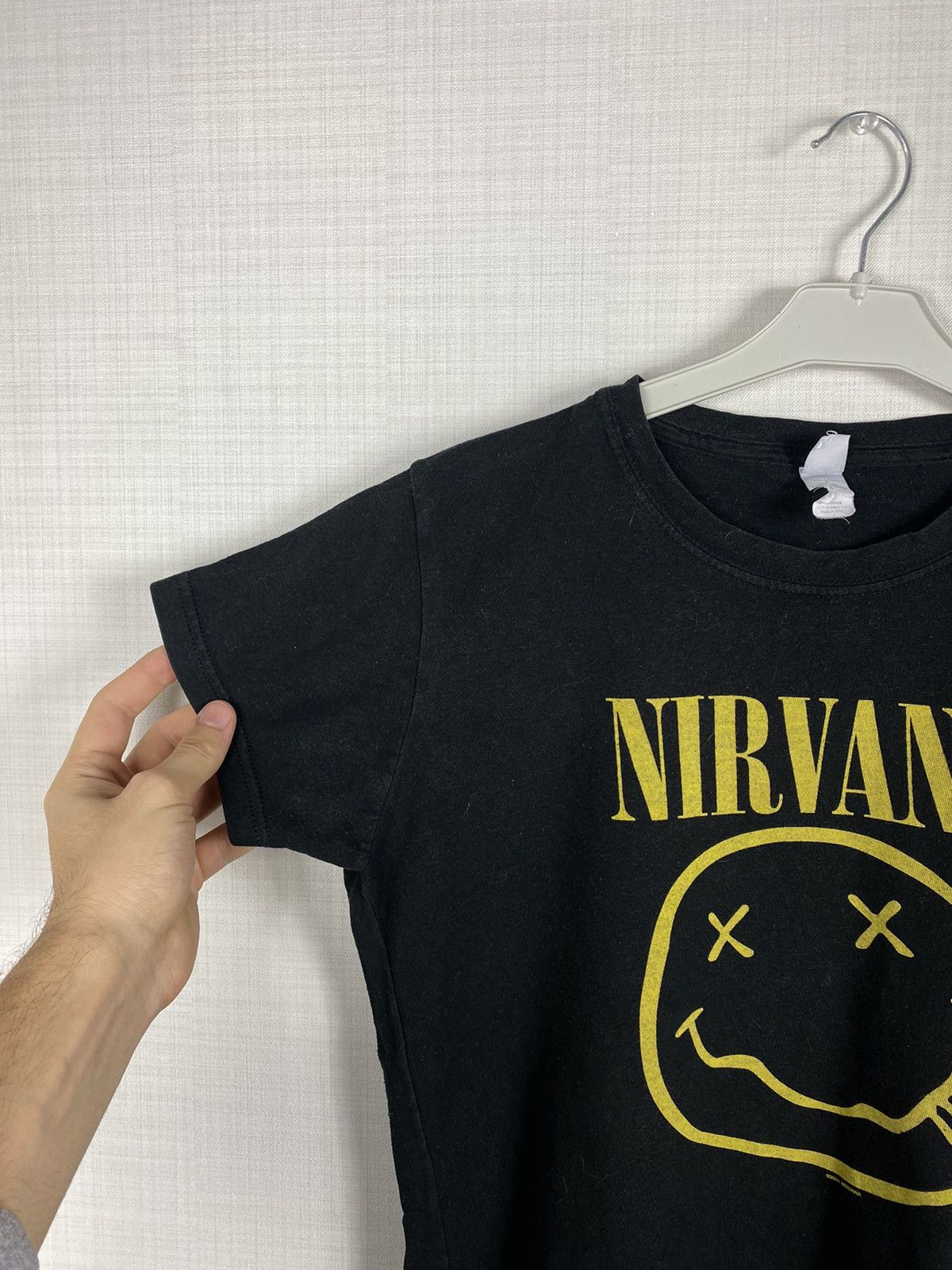 Nirvana × Vintage Rare Nirvana 2003 Smile Vintage Top T Shirt Logo 90s Merch Size L / US 10 / IT 46 - 6 Thumbnail